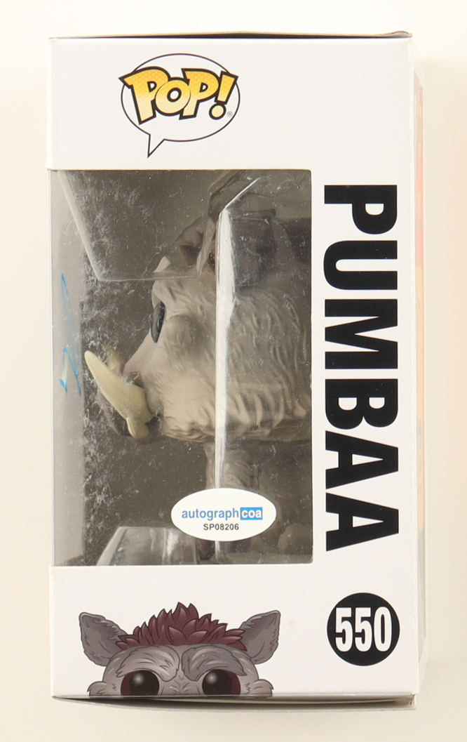 Seth Rogan Signed "Disney's The Lion King" Pumbaa #550 Funko Pop! Vinyl Figure (ACOA) at PristineAuction.com Seth Rogan Signed "Disney's The Lion King" Pumbaa #550 Funko Pop! Vinyl Figure (ACOA) at PristineAuction.com