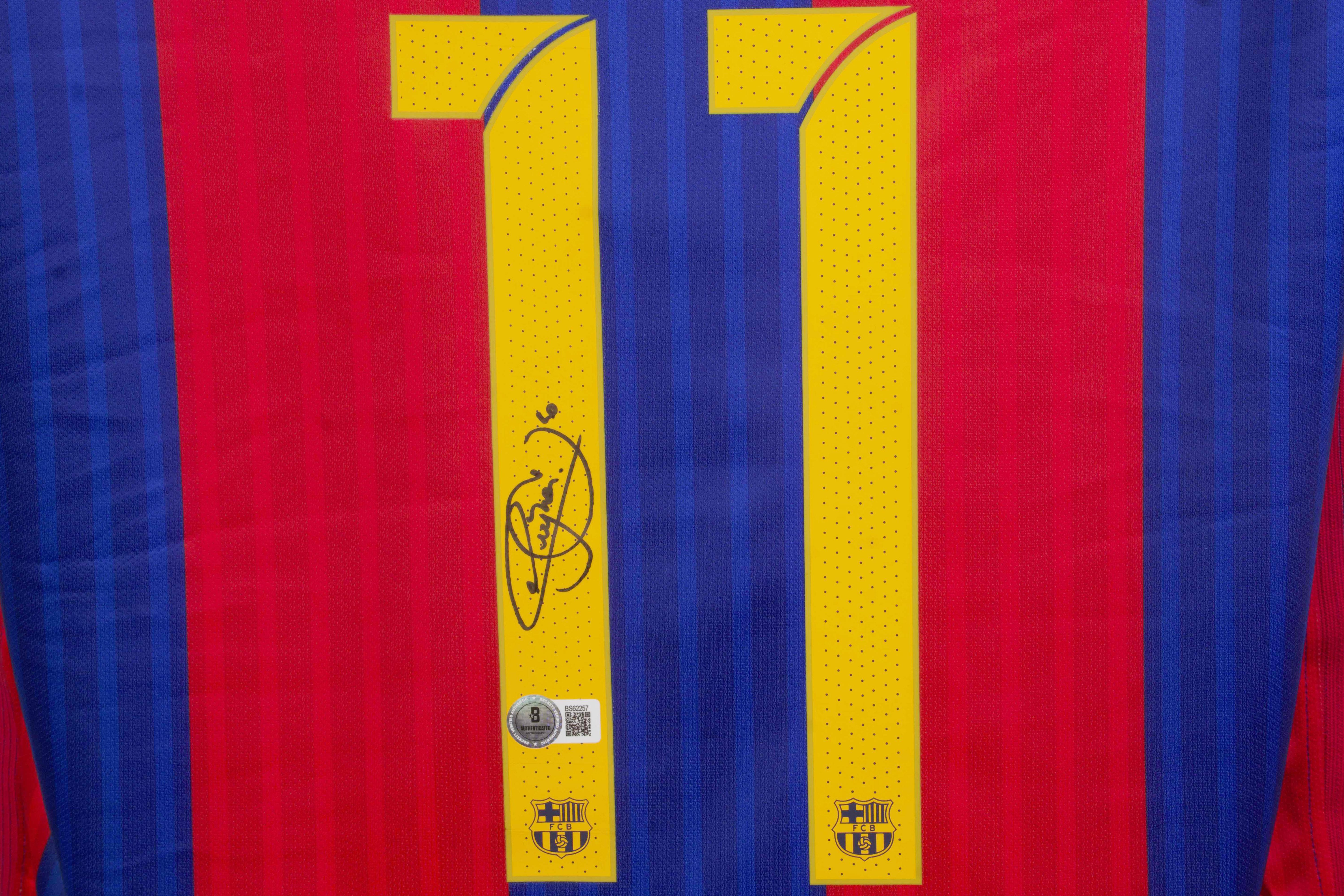 Neymar Jr. Signed Barcelona Nike Authentic Jersey (Beckett) at PristineAuction.com Neymar Jr. Signed Barcelona Nike Authentic Jersey (Beckett) at PristineAuction.com