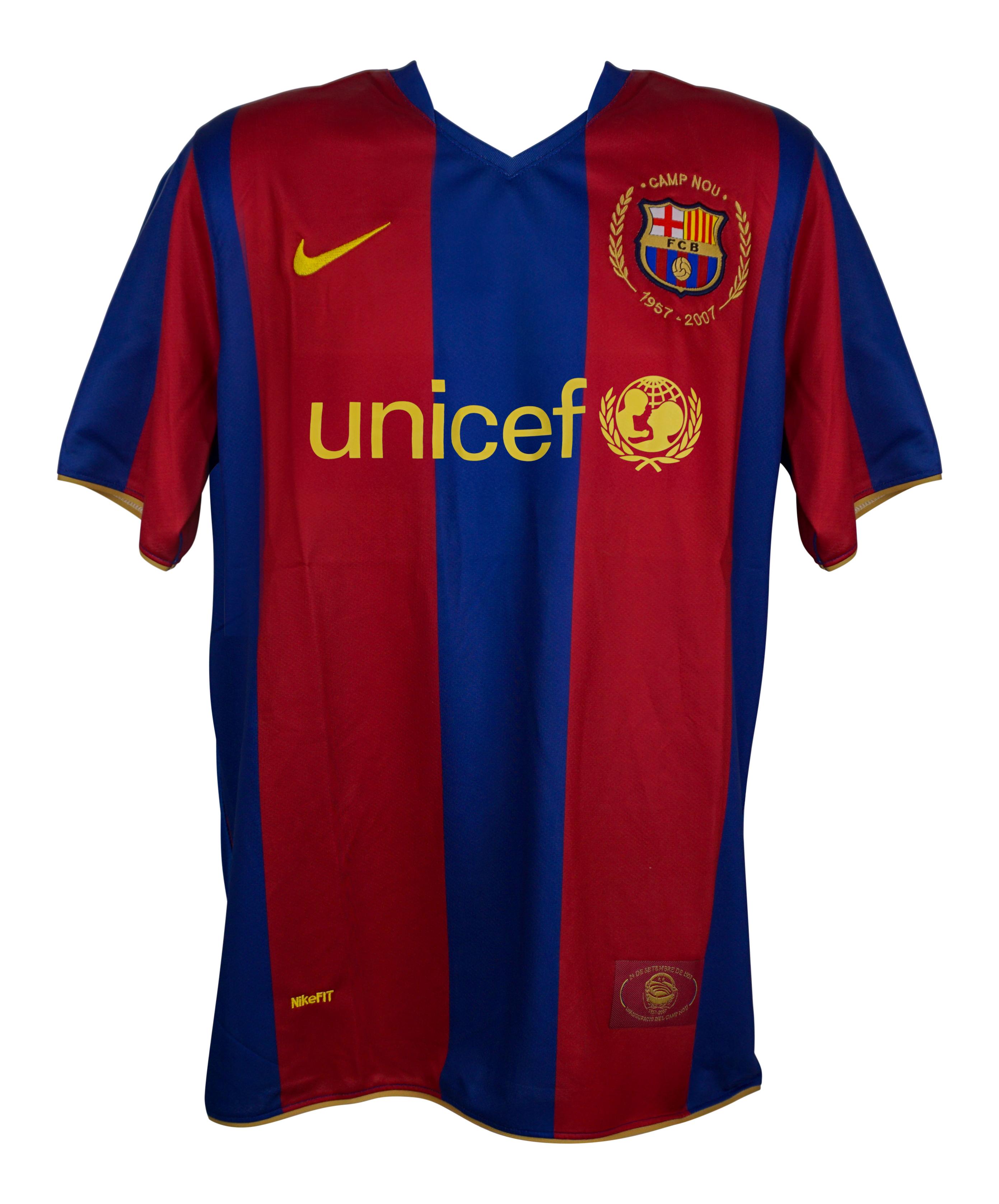 Ronaldinho Signed Barcelona Nike Authentic Jersey (Beckett) at PristineAuction.com Ronaldinho Signed Barcelona Nike Authentic Jersey (Beckett) at PristineAuction.com