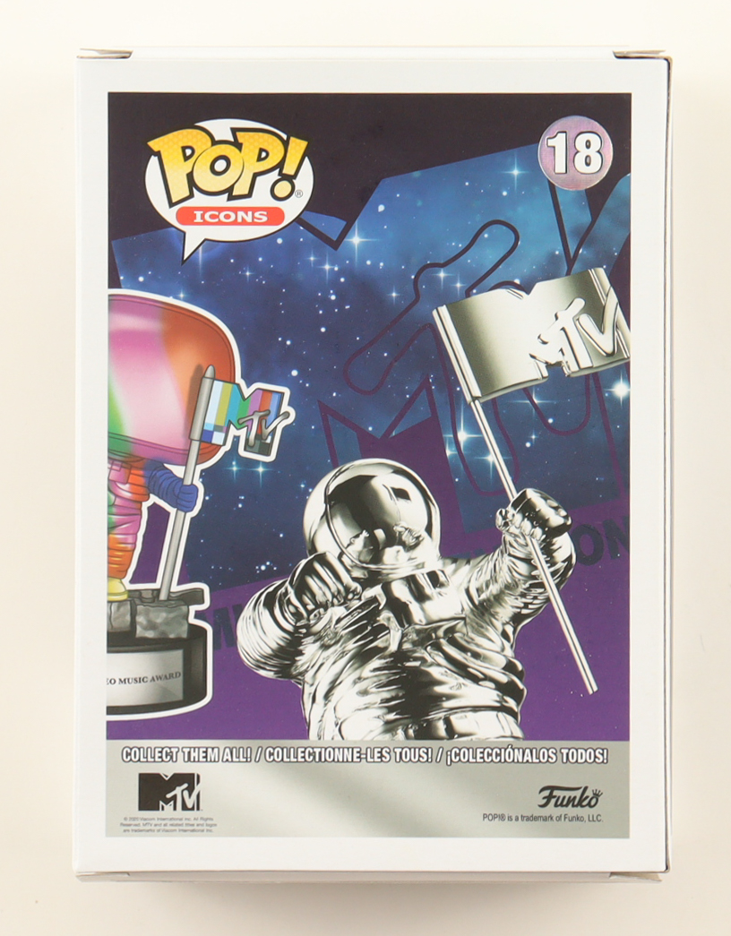 Maluma Signed "MTV" #18 MTV Moon Person Funko Pop! Vinyl Figure (ACOA) at PristineAuction.com Maluma Signed "MTV" #18 MTV Moon Person Funko Pop! Vinyl Figure (ACOA) at PristineAuction.com