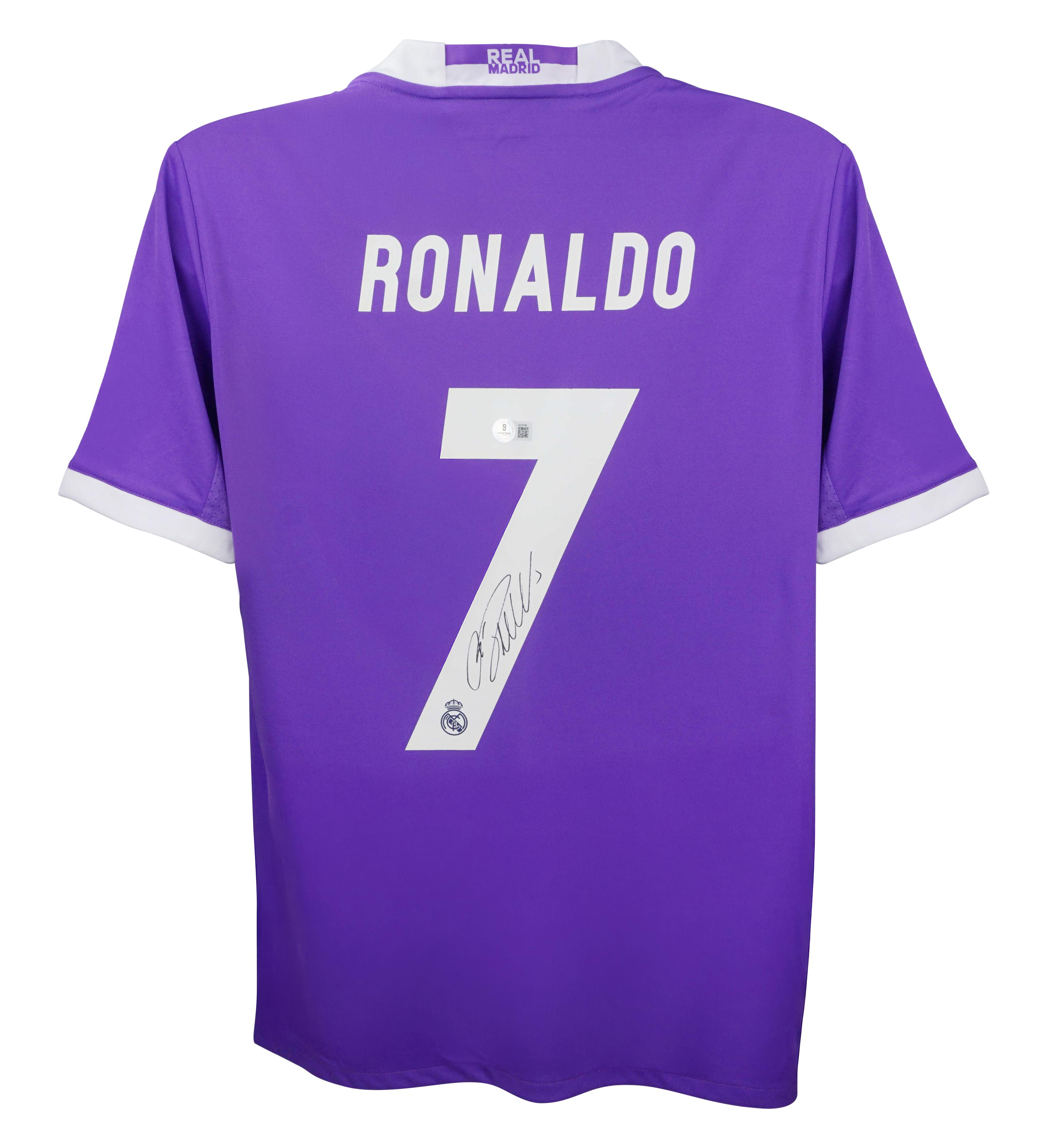 Cristiano Ronaldo Signed Real Madrid Adidas Authentic Jersey Beckett 