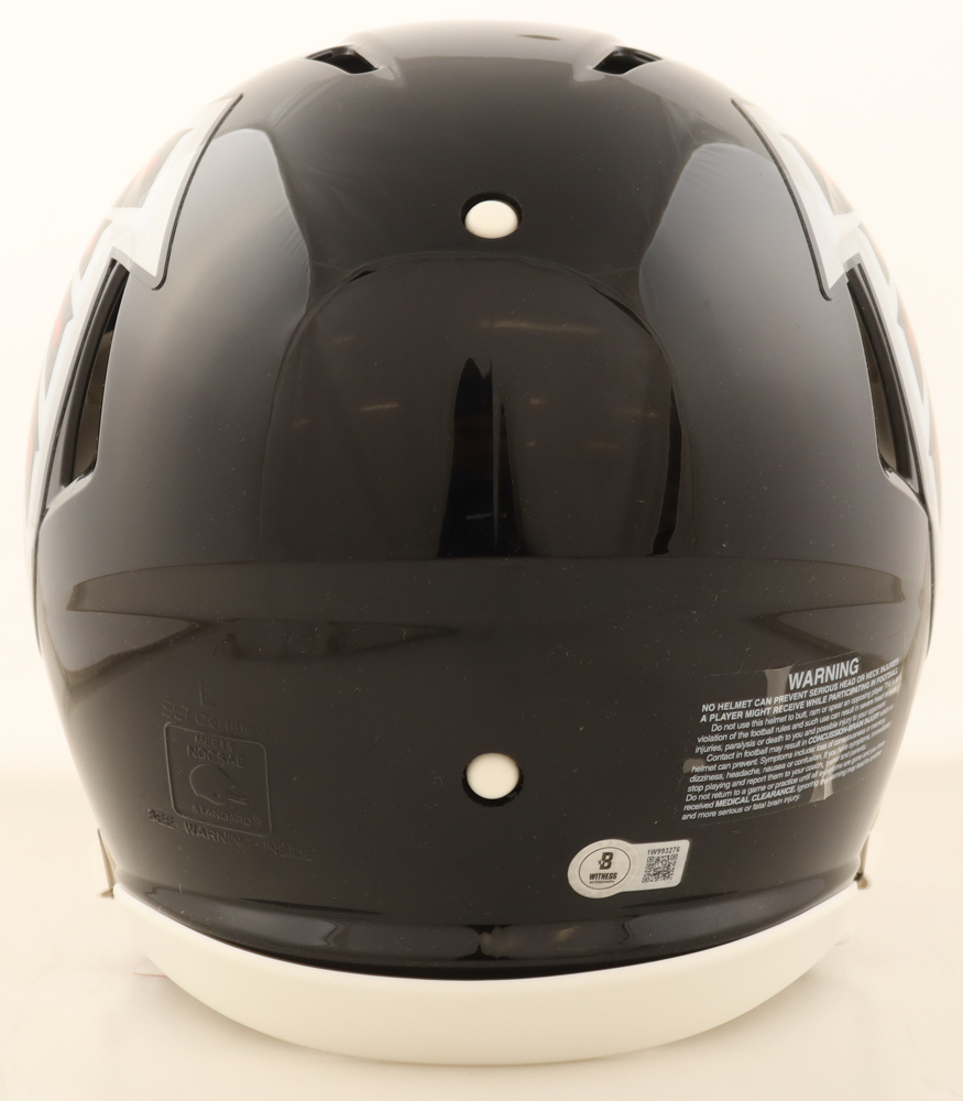 Tony Gonzalez Signed Falcons Full-Size Authentic On-Field Speed Helmet (Beckett) at PristineAuction.com Tony Gonzalez Signed Falcons Full-Size Authentic On-Field Speed Helmet (Beckett) at PristineAuction.com