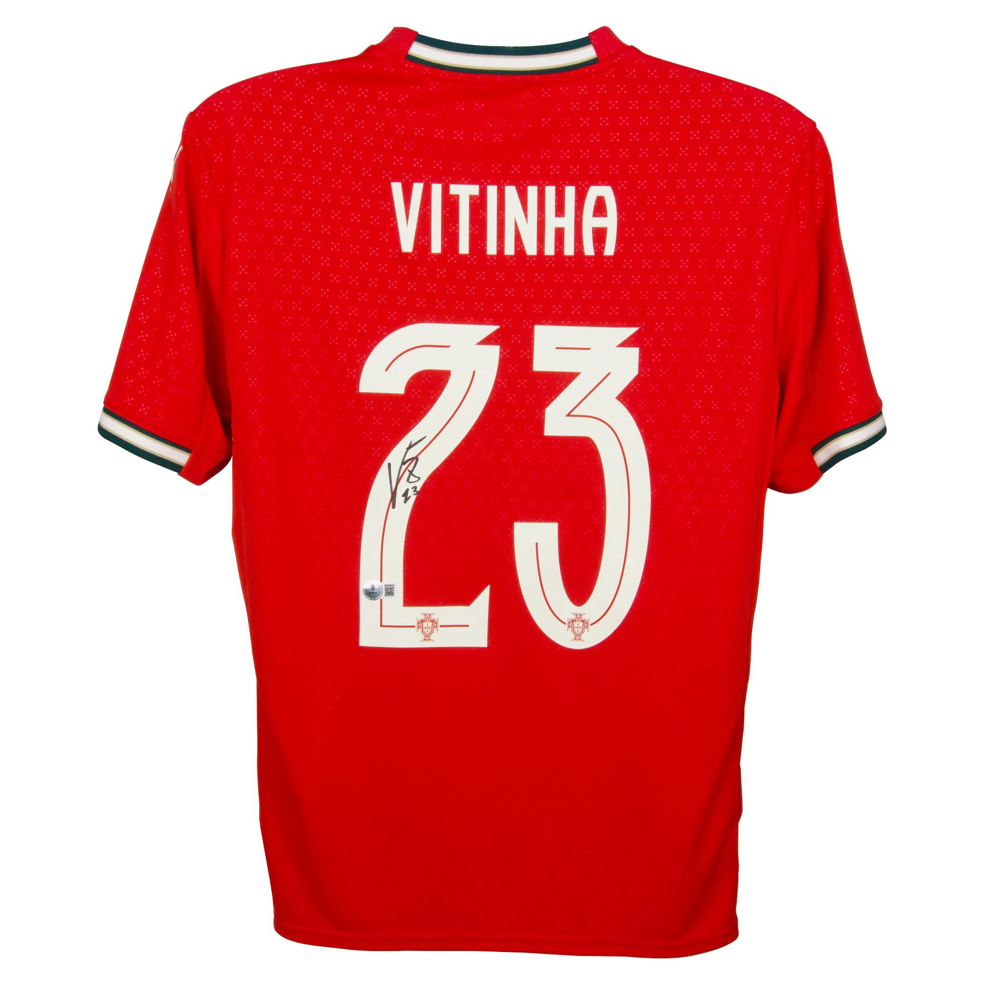 Vitinha Signed Portugal National Team Puma Authentic Jersey (Beckett) at PristineAuction.com Vitinha Signed Portugal National Team Puma Authentic Jersey (Beckett) at PristineAuction.com