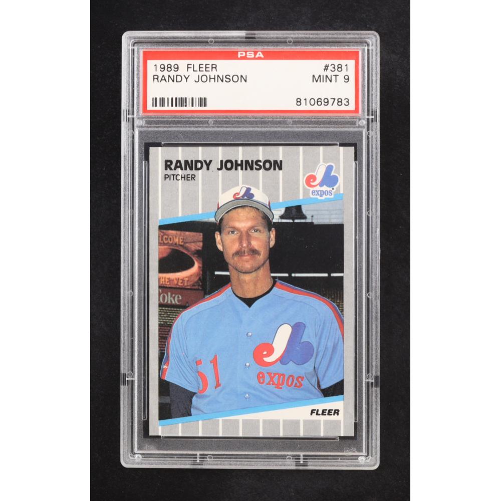 Randy Johnson 1989 Fleer #381 RC (PSA 9) at PristineAuction.com