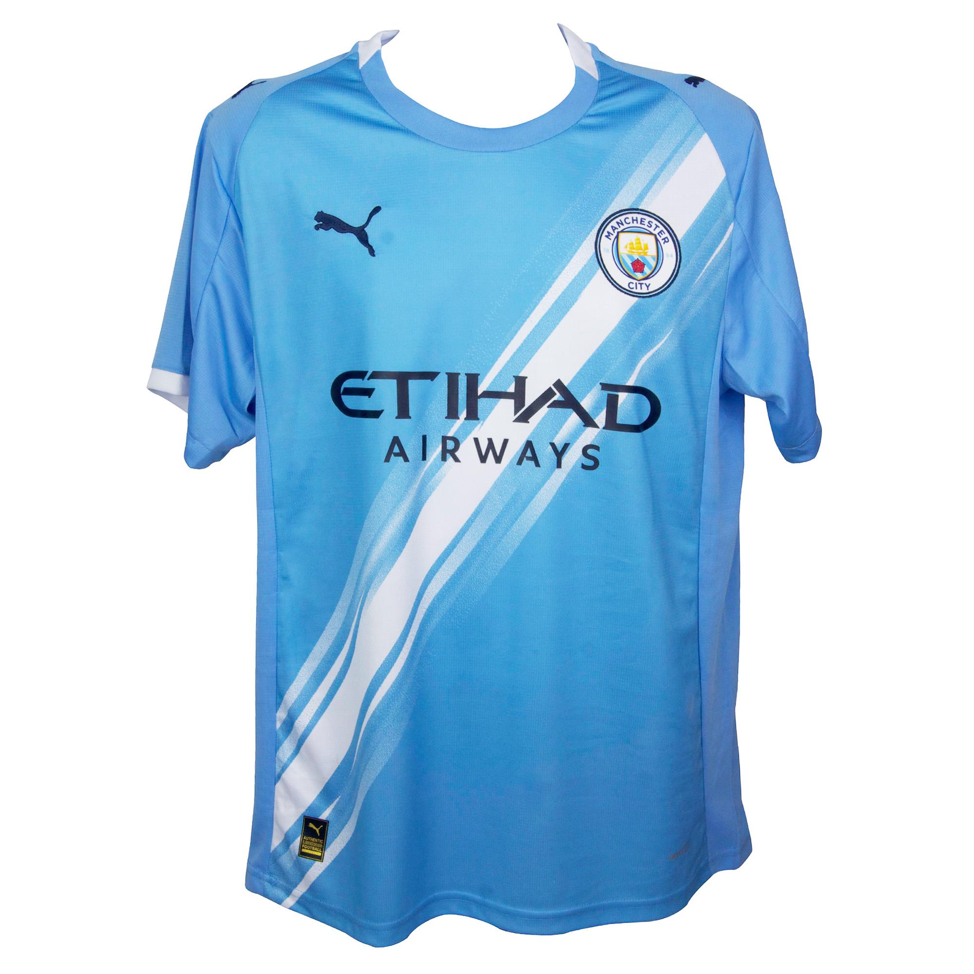 Savinho Signed Manchester City Puma Authentic Jersey (Beckett) at PristineAuction.com Savinho Signed Manchester City Puma Authentic Jersey (Beckett) at PristineAuction.com