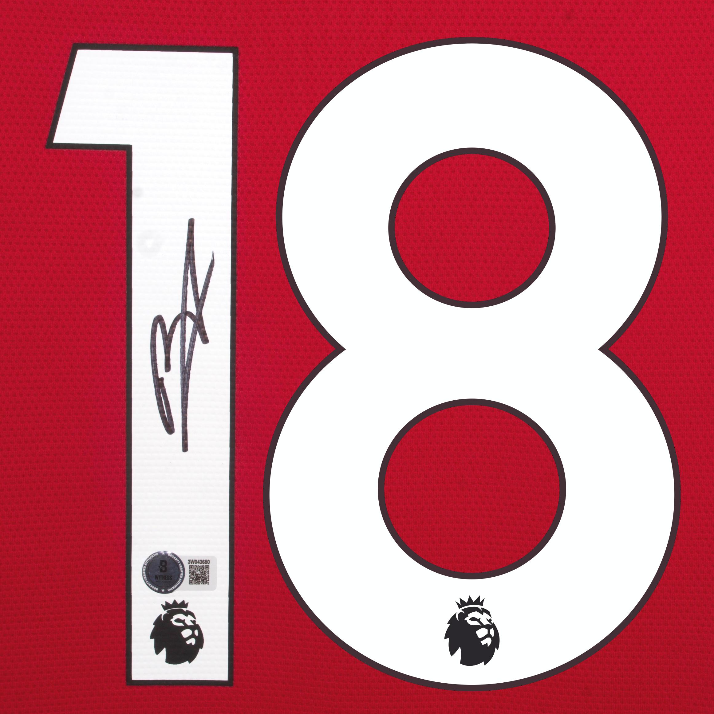 Bruno Fernandes Signed Manchester United Adidas Authentic Jersey (Beckett) at PristineAuction.com Bruno Fernandes Signed Manchester United Adidas Authentic Jersey (Beckett) at PristineAuction.com