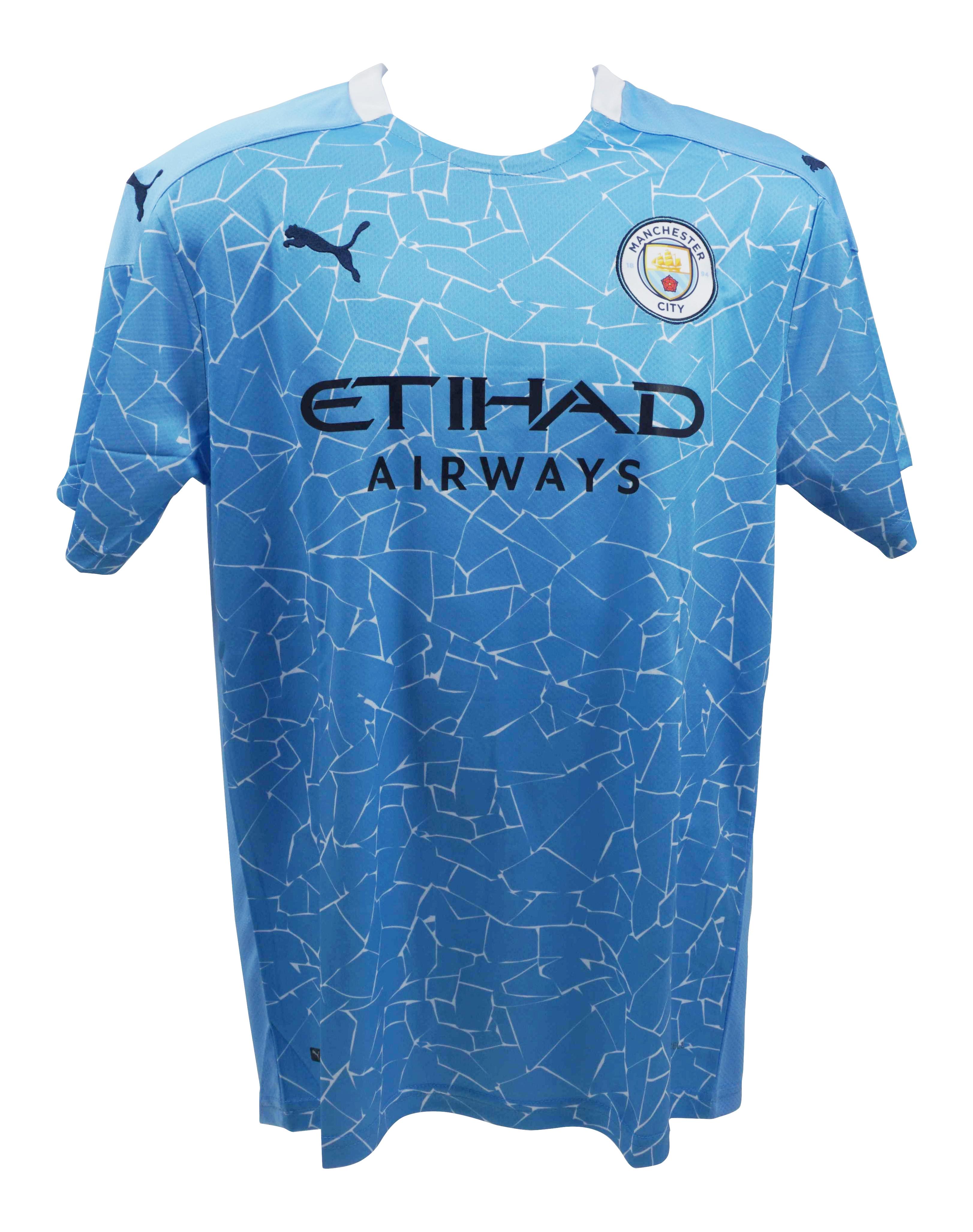 Sergio Aguero Signed Manchester City F.C. Puma Authentic Jersey (Beckett) at PristineAuction.com Sergio Aguero Signed Manchester City F.C. Puma Authentic Jersey (Beckett) at PristineAuction.com