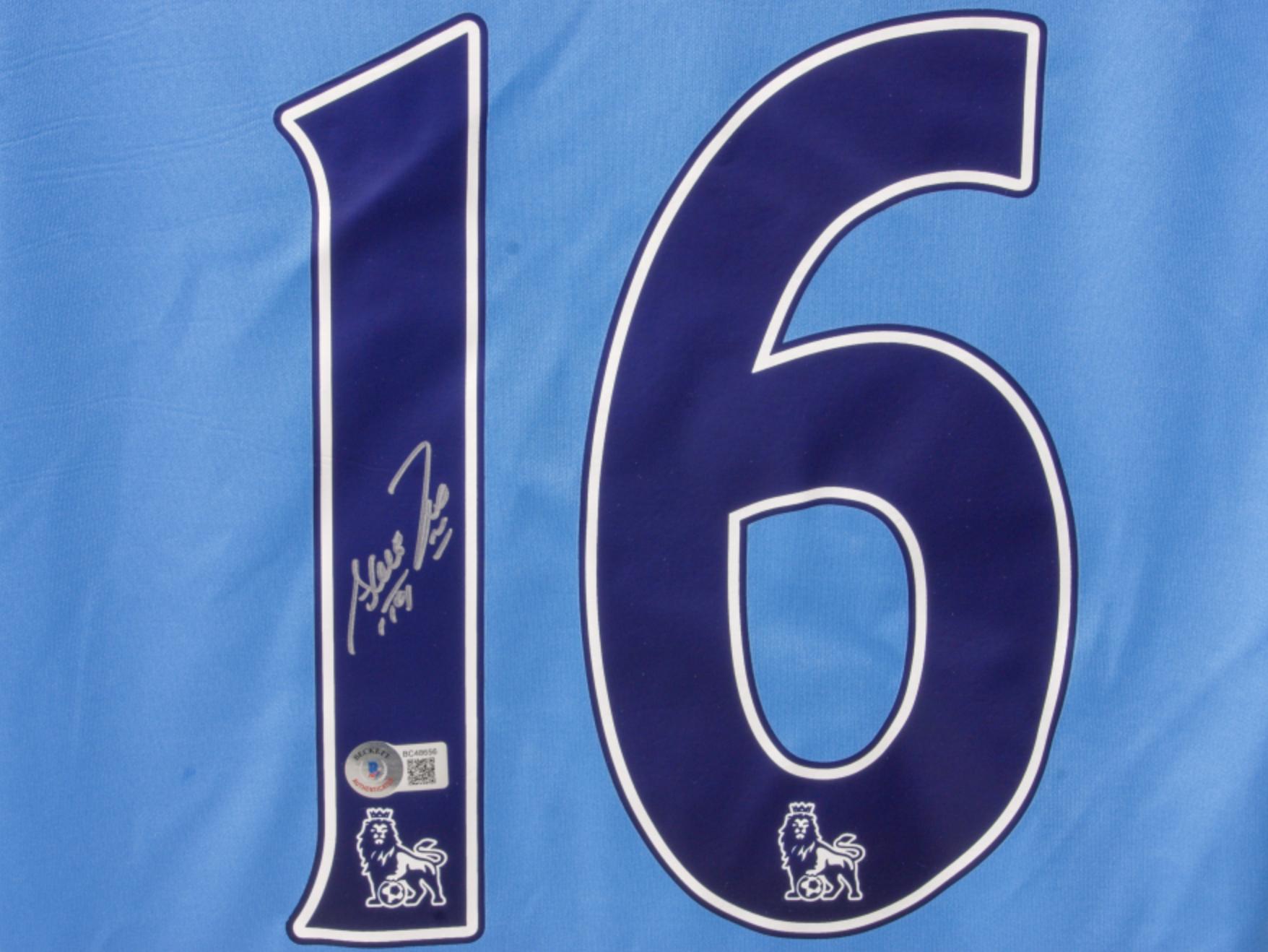 Sergio Aguero Signed Manchester City F.C. Puma Authentic Jersey (Beckett) at PristineAuction.com Sergio Aguero Signed Manchester City F.C. Puma Authentic Jersey (Beckett) at PristineAuction.com