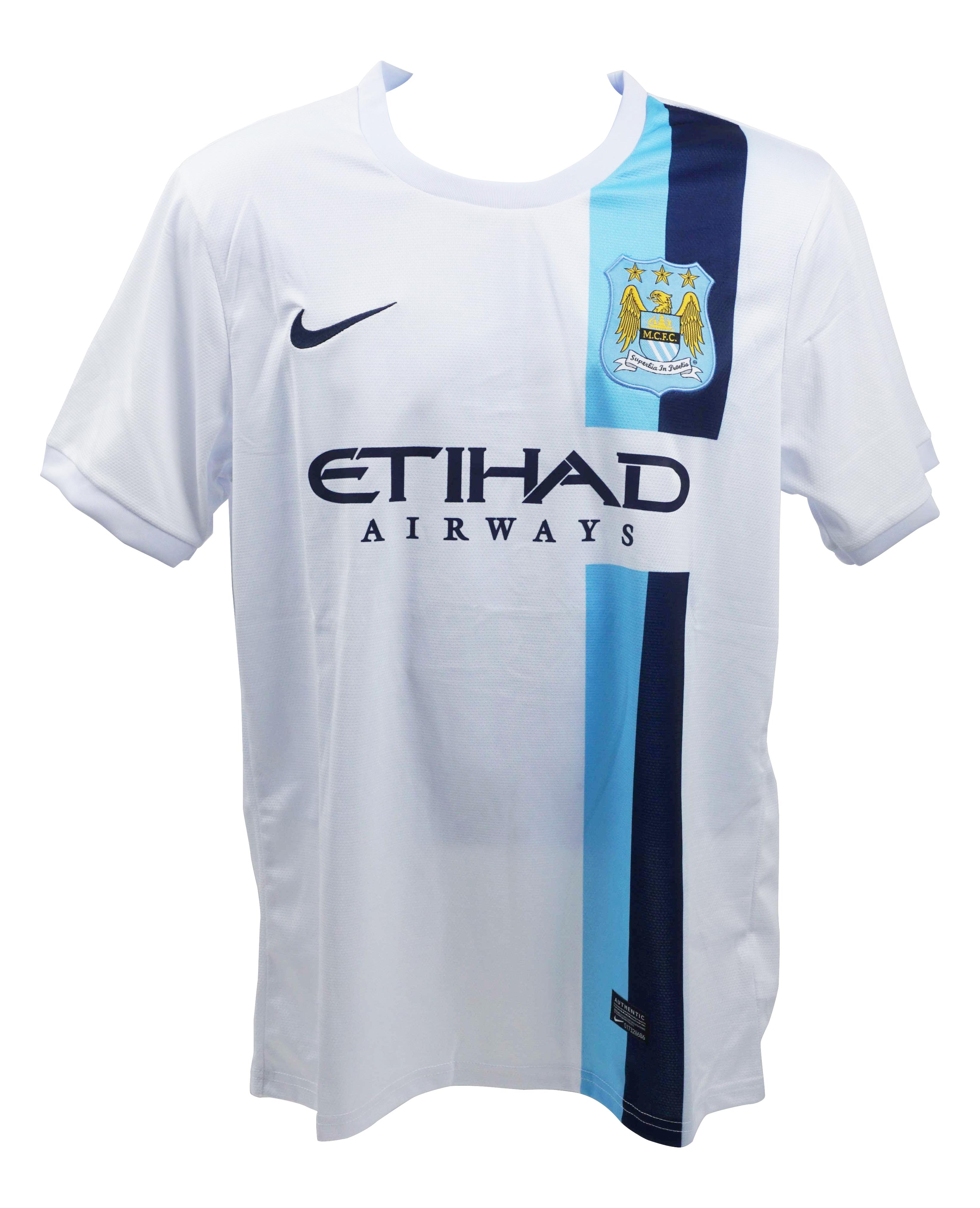 Sergio Aguero Signed Manchester City F.C. Puma Authentic Jersey (Beckett) at PristineAuction.com Sergio Aguero Signed Manchester City F.C. Puma Authentic Jersey (Beckett) at PristineAuction.com