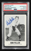 Bob Feller Signed 1977-84 Galasso Glossy Greats #12 (PSA & Beckett) at PristineAuction.com