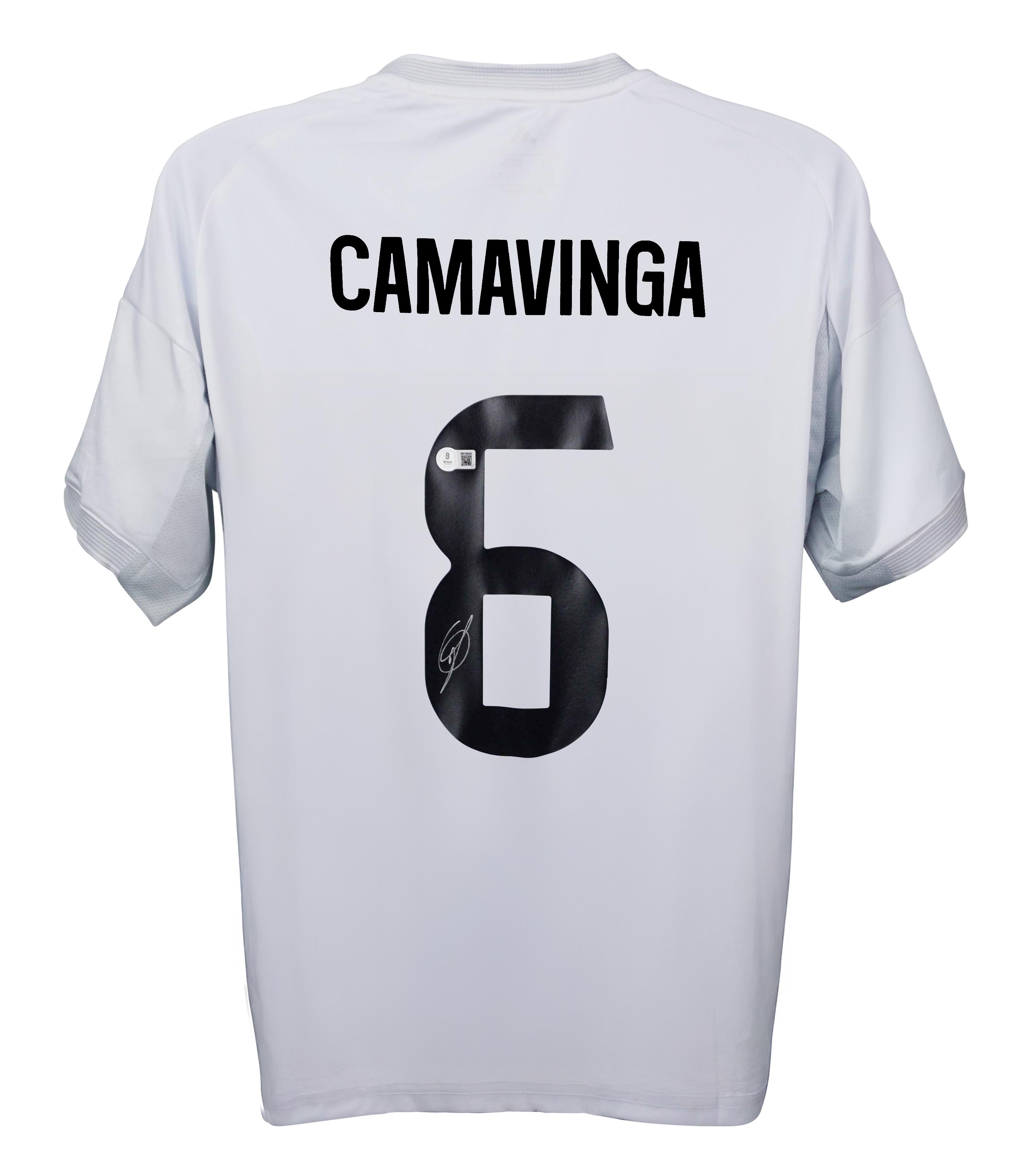 Eduardo Camavinga Signed Real Madrid Adidas Authentic Jersey (Beckett) at PristineAuction.com Eduardo Camavinga Signed Real Madrid Adidas Authentic Jersey (Beckett) at PristineAuction.com