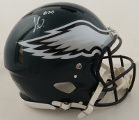 Jihaad Campbell Signed Eagles Full-Size Authentic On-Field Speed Helmet (Beckett) at PristineAuction.com