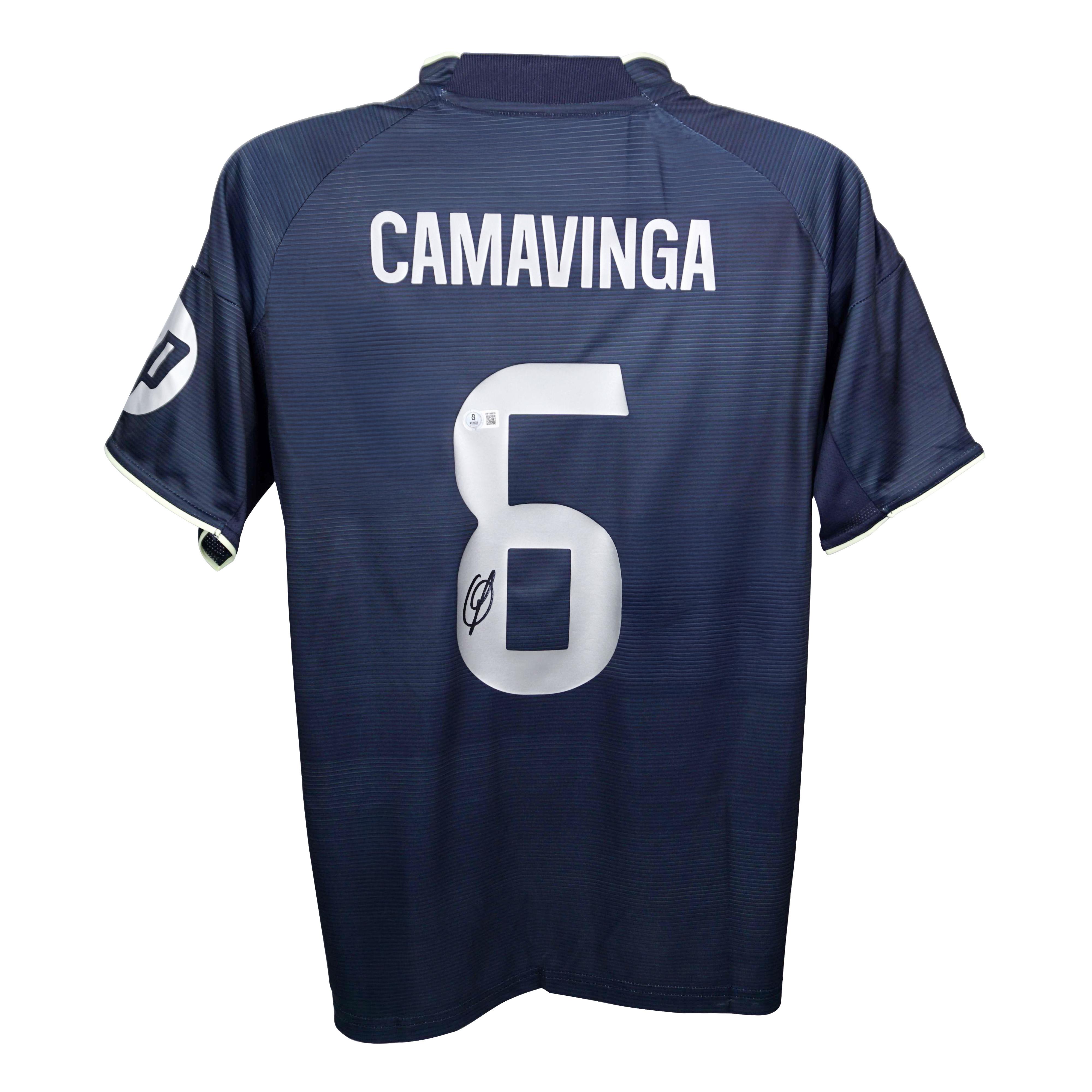 Eduardo Camavinga Signed Real Madrid Adidas Authentic Jersey (Beckett) at PristineAuction.com Eduardo Camavinga Signed Real Madrid Adidas Authentic Jersey (Beckett) at PristineAuction.com