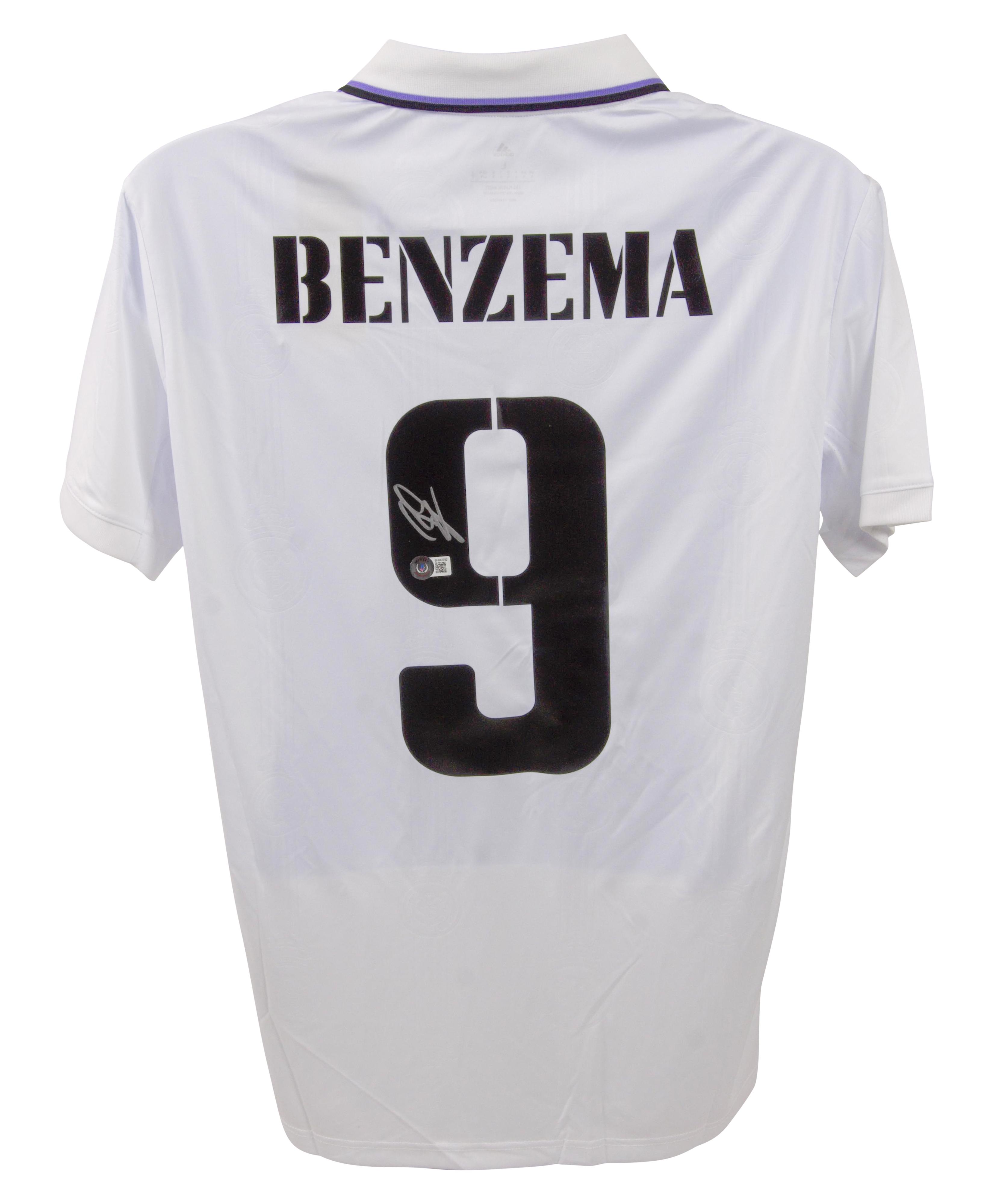 Karim Benzema Signed Real Madrid Adidas Authentic Jersey (Beckett) at PristineAuction.com Karim Benzema Signed Real Madrid Adidas Authentic Jersey (Beckett) at PristineAuction.com