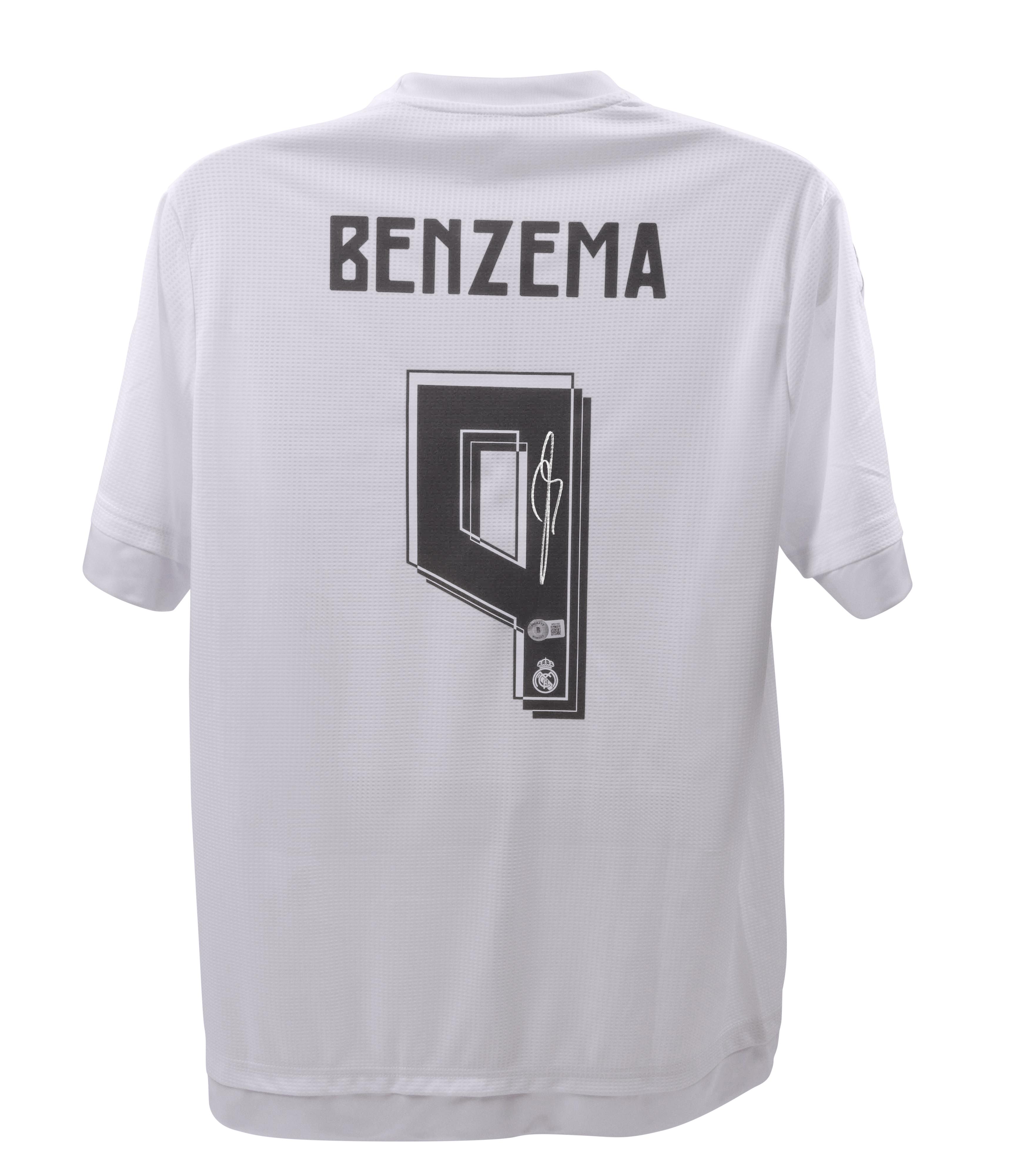 Karim Benzema Signed Real Madrid Adidas Authentic Jersey (Beckett) at PristineAuction.com Karim Benzema Signed Real Madrid Adidas Authentic Jersey (Beckett) at PristineAuction.com