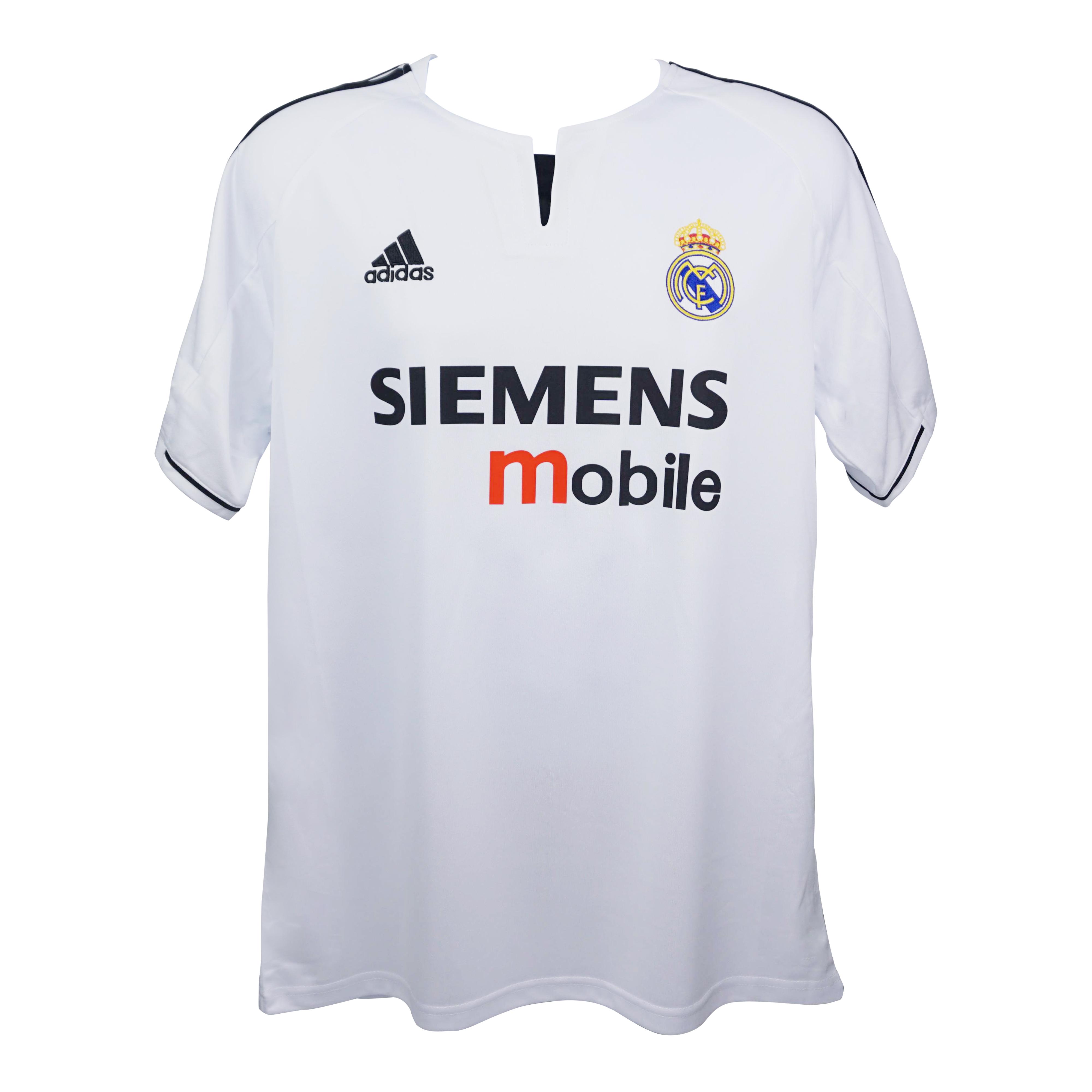 Roberto Carlos Signed Real Madrid Adidas Authentic Jersey (Beckett) at PristineAuction.com Roberto Carlos Signed Real Madrid Adidas Authentic Jersey (Beckett) at PristineAuction.com