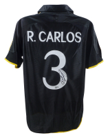 Roberto Carlos Signed Real Madrid Adidas Authentic Jersey (Beckett) at PristineAuction.com