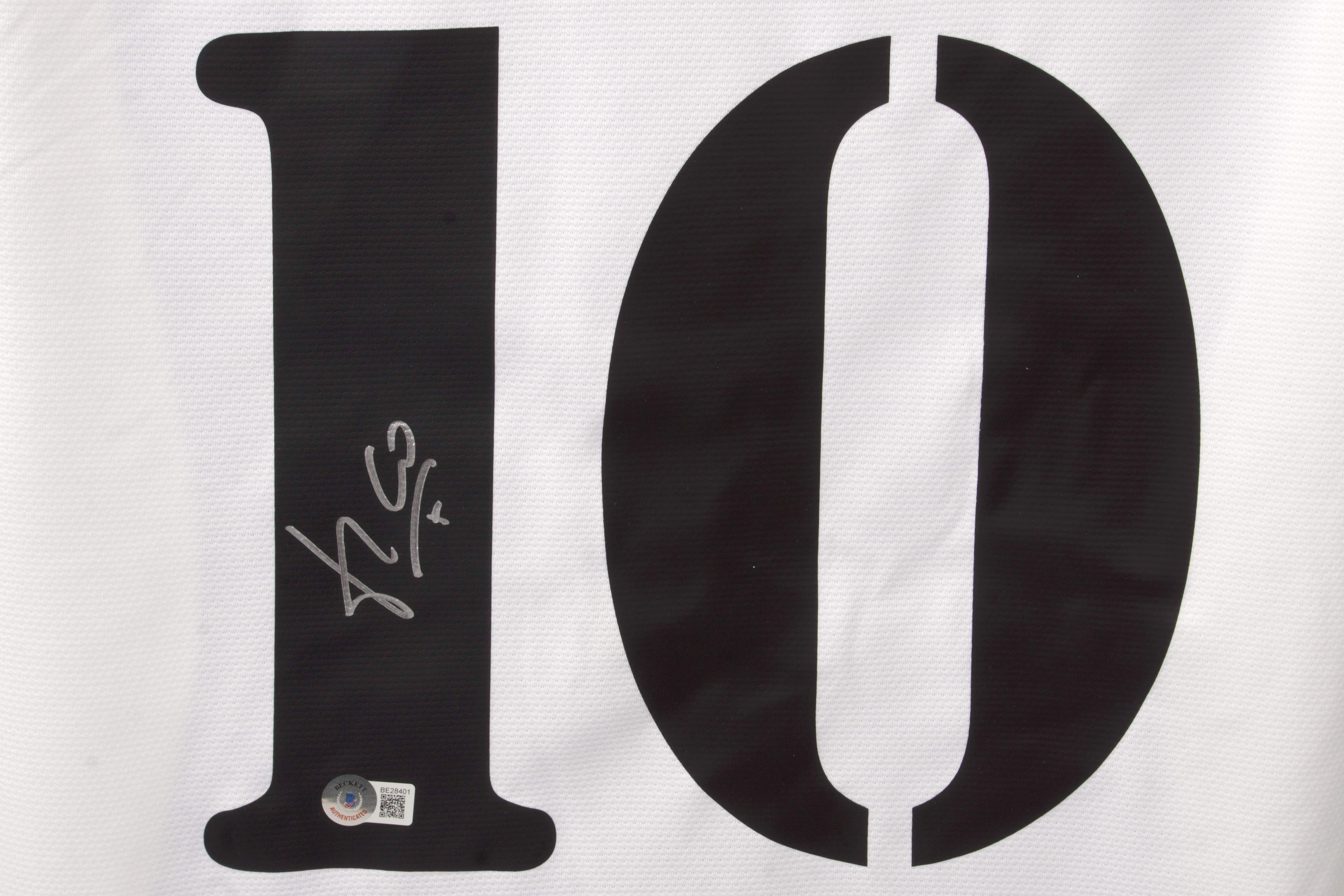 Luis Figo Signed Jersey (Beckett) at PristineAuction.com Luis Figo Signed Jersey (Beckett) at PristineAuction.com