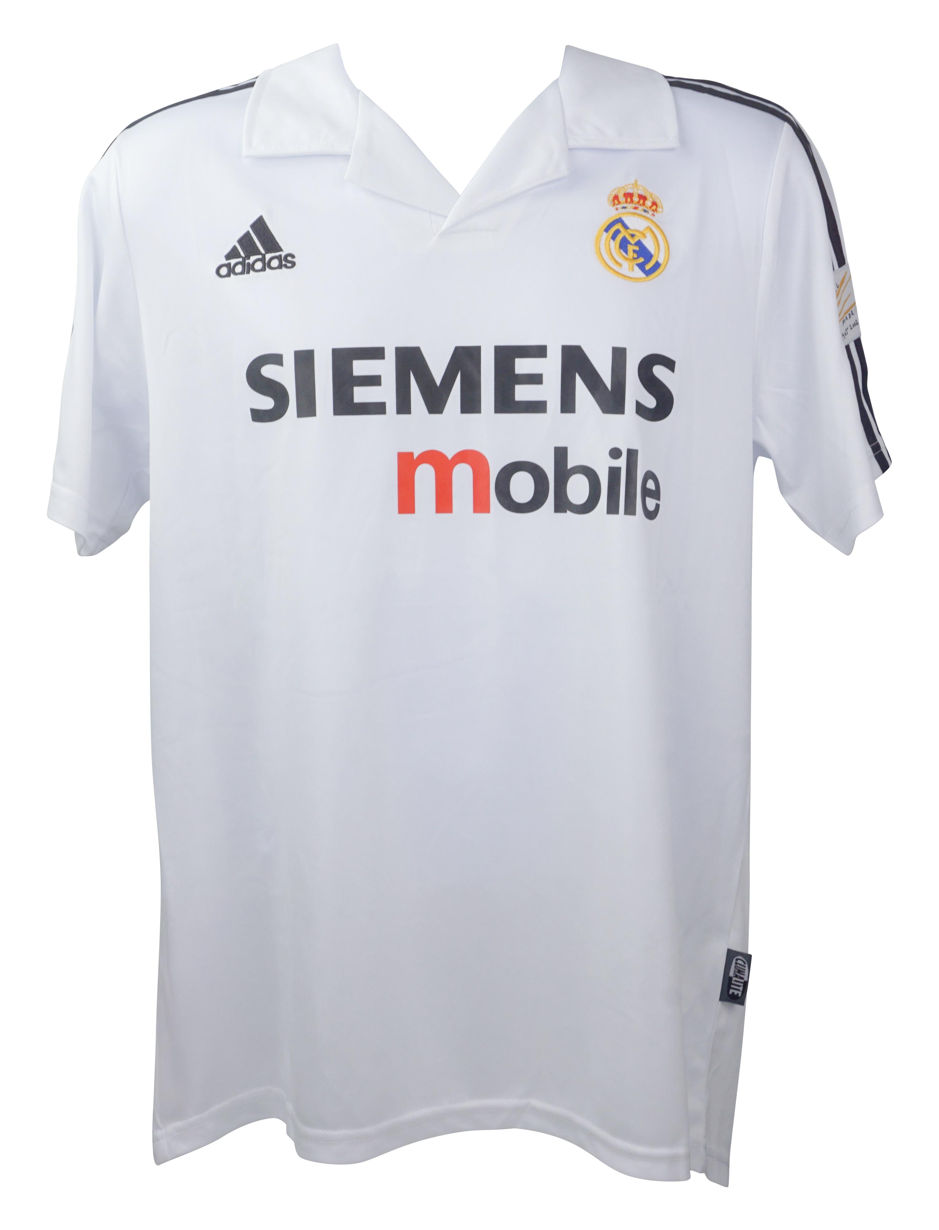 Claude Makelele Signed Real Madrid Adidas Authentic Jersey (Beckett) at PristineAuction.com Claude Makelele Signed Real Madrid Adidas Authentic Jersey (Beckett) at PristineAuction.com