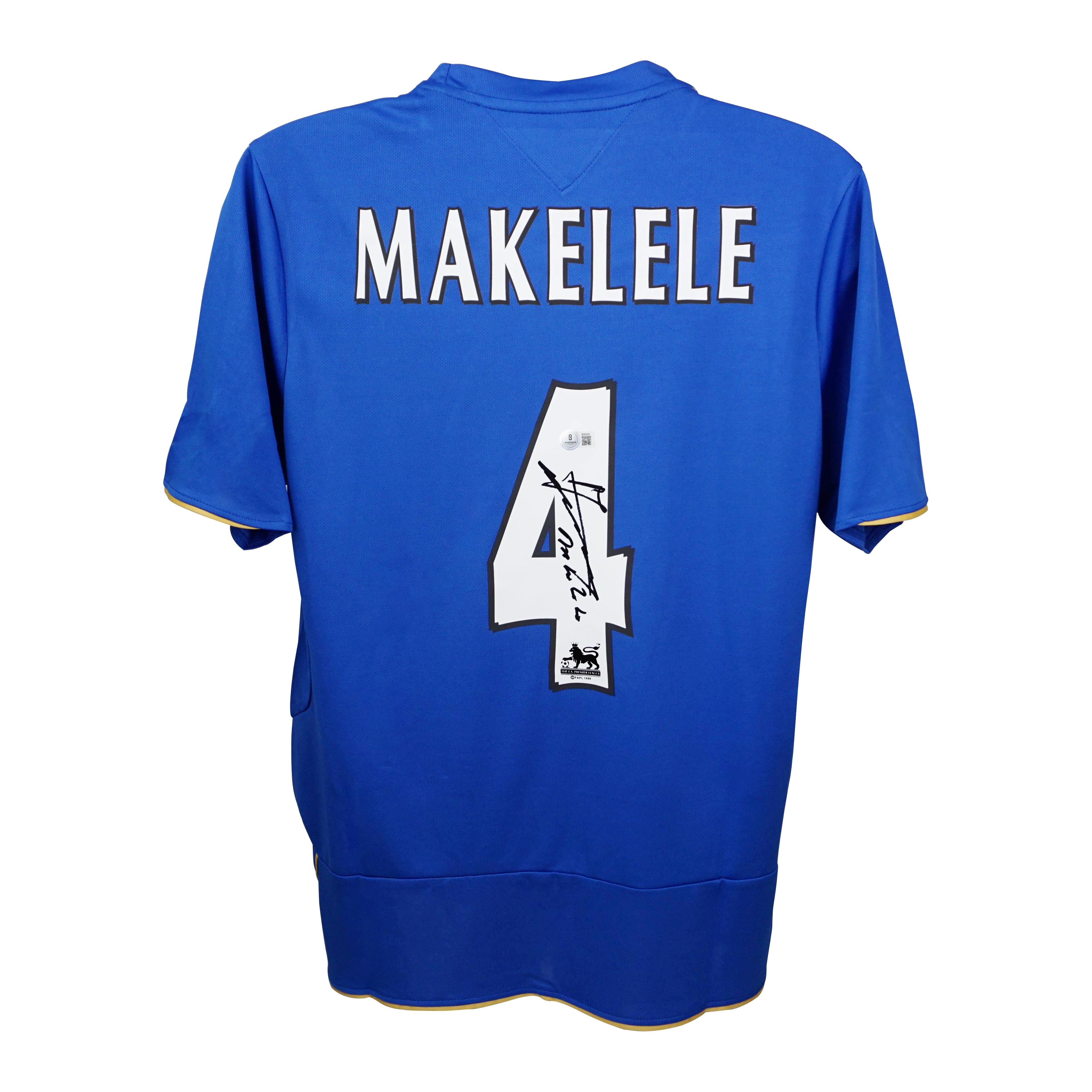 Claude Makelele Signed Jersey (Beckett) at PristineAuction.com Claude Makelele Signed Jersey (Beckett) at PristineAuction.com