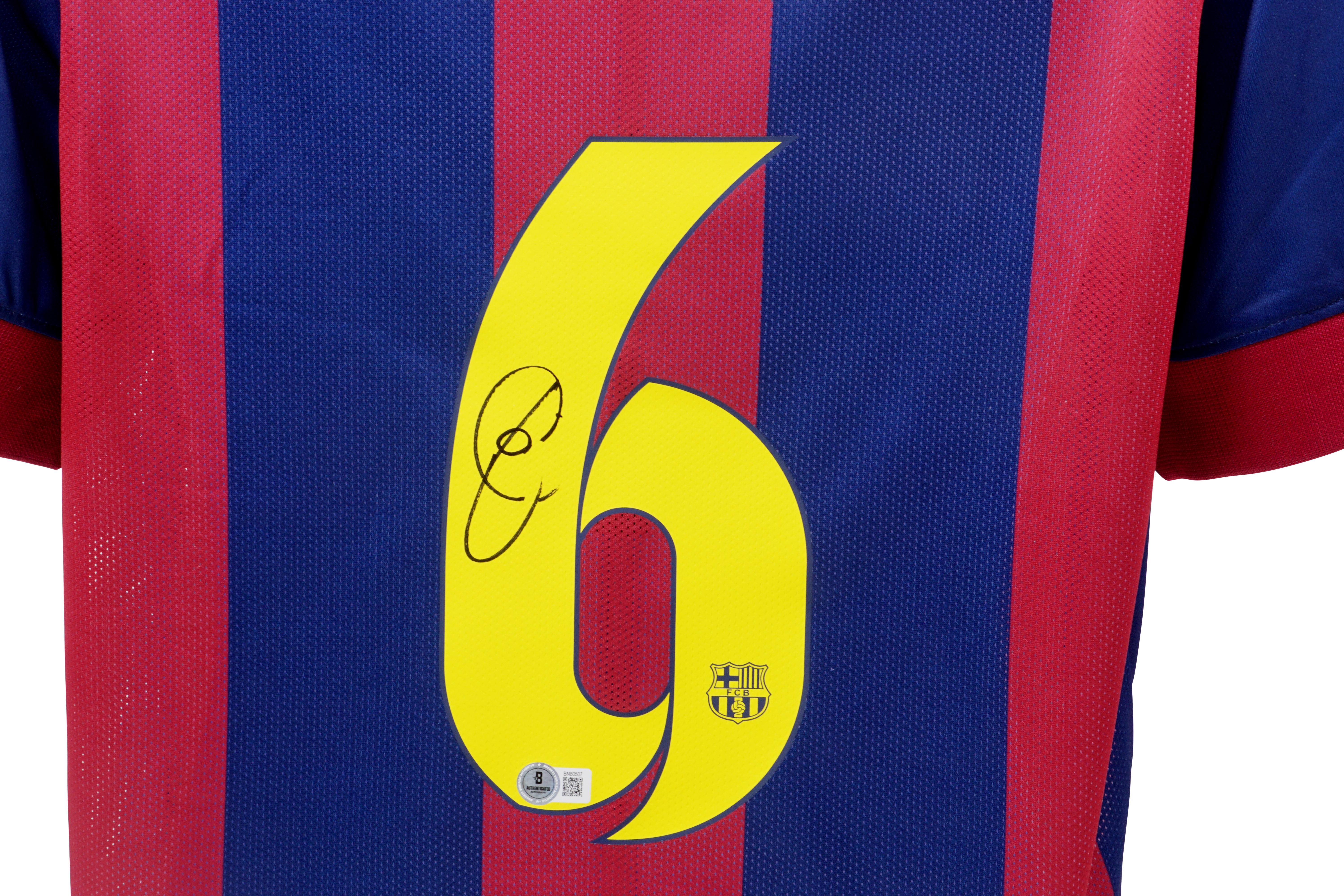 Xavi Hernandez Signed FC Barcelona Nike Authentic Jersey (Beckett) at PristineAuction.com Xavi Hernandez Signed FC Barcelona Nike Authentic Jersey (Beckett) at PristineAuction.com