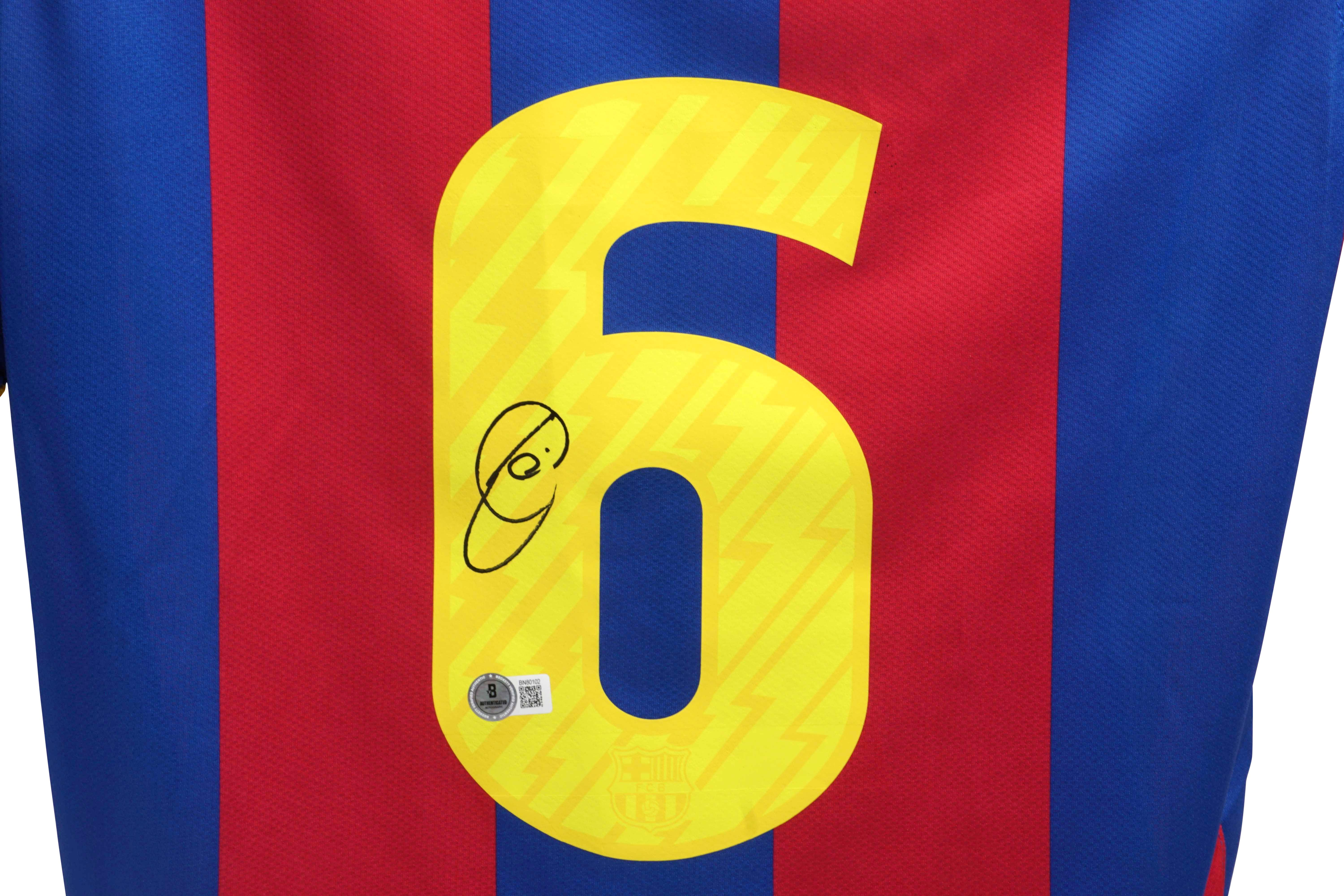 Xavi Hernandez Signed FC Barcelona Nike Authentic Jersey (Beckett) at PristineAuction.com Xavi Hernandez Signed FC Barcelona Nike Authentic Jersey (Beckett) at PristineAuction.com