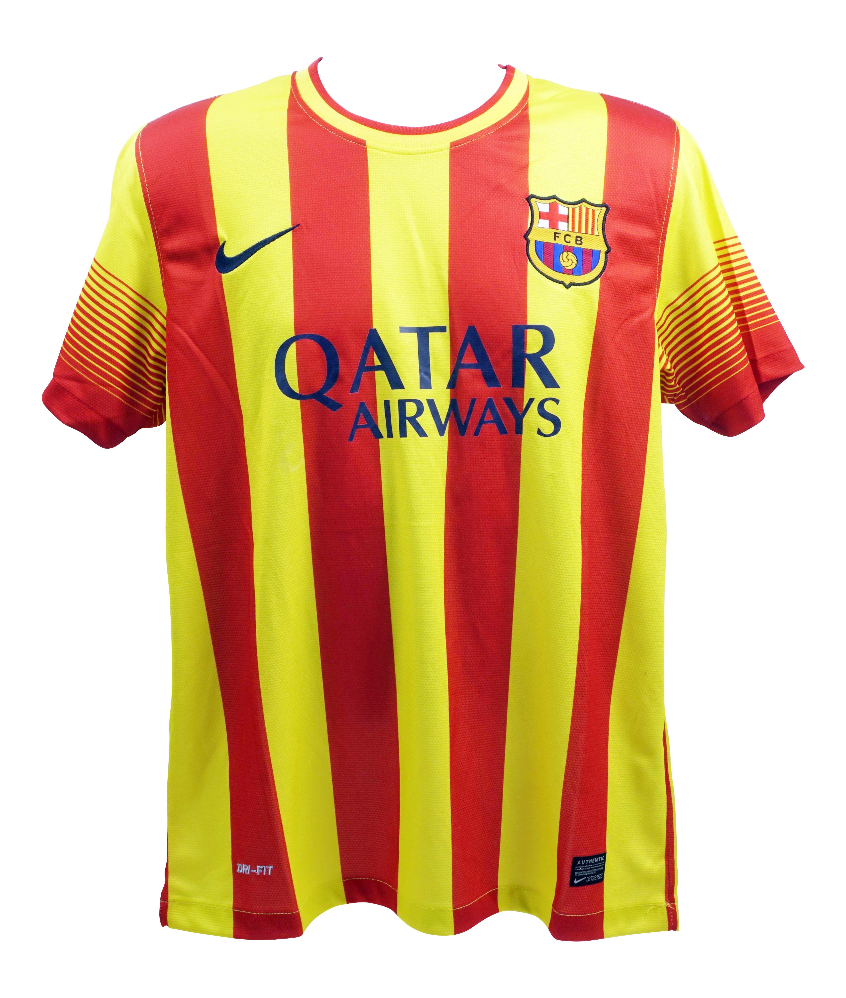 Xavi Hernandez Signed FC Barcelona Nike Authentic Jersey (Beckett) at PristineAuction.com Xavi Hernandez Signed FC Barcelona Nike Authentic Jersey (Beckett) at PristineAuction.com