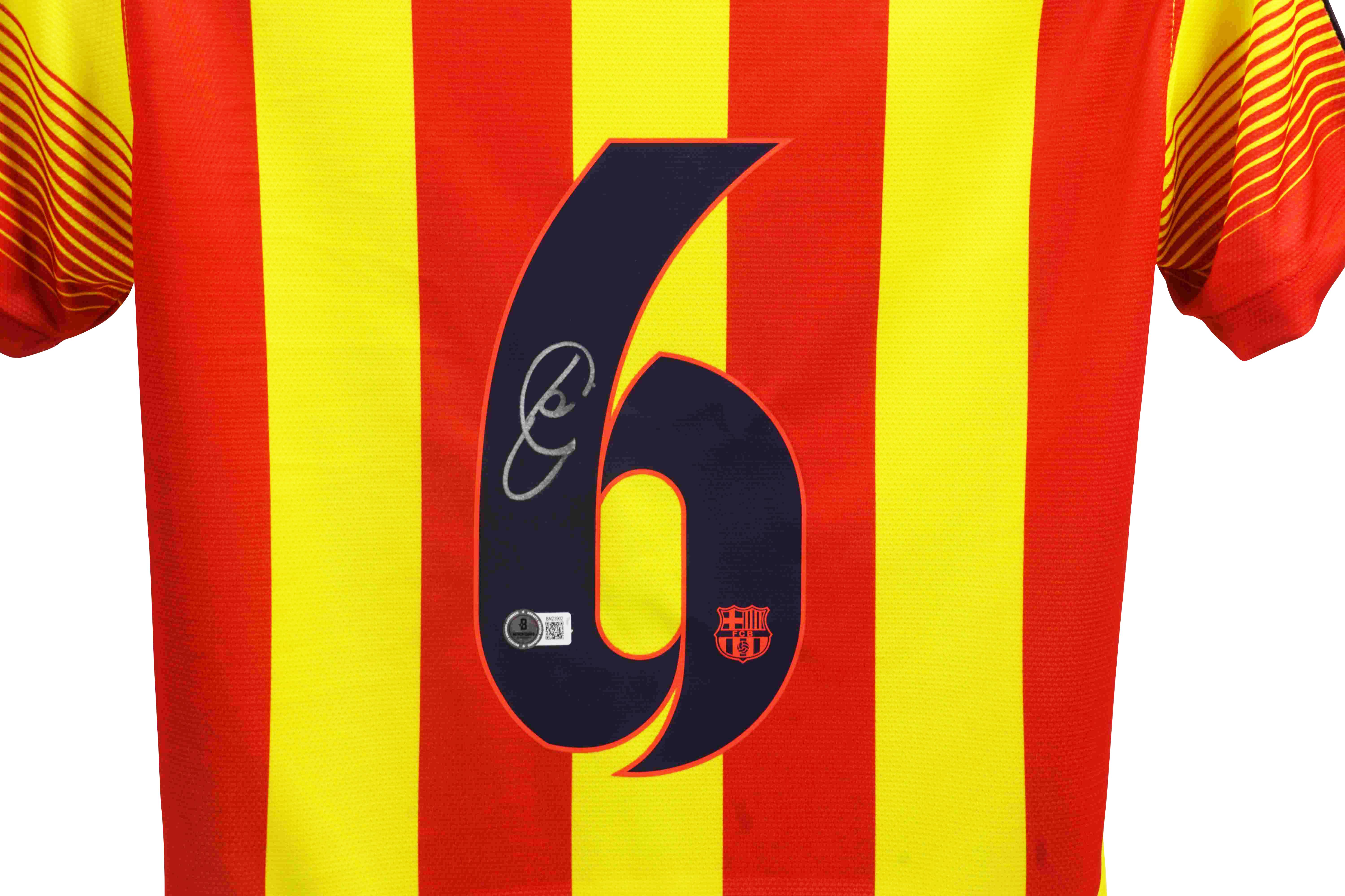 Xavi Hernandez Signed FC Barcelona Nike Authentic Jersey (Beckett) at PristineAuction.com Xavi Hernandez Signed FC Barcelona Nike Authentic Jersey (Beckett) at PristineAuction.com