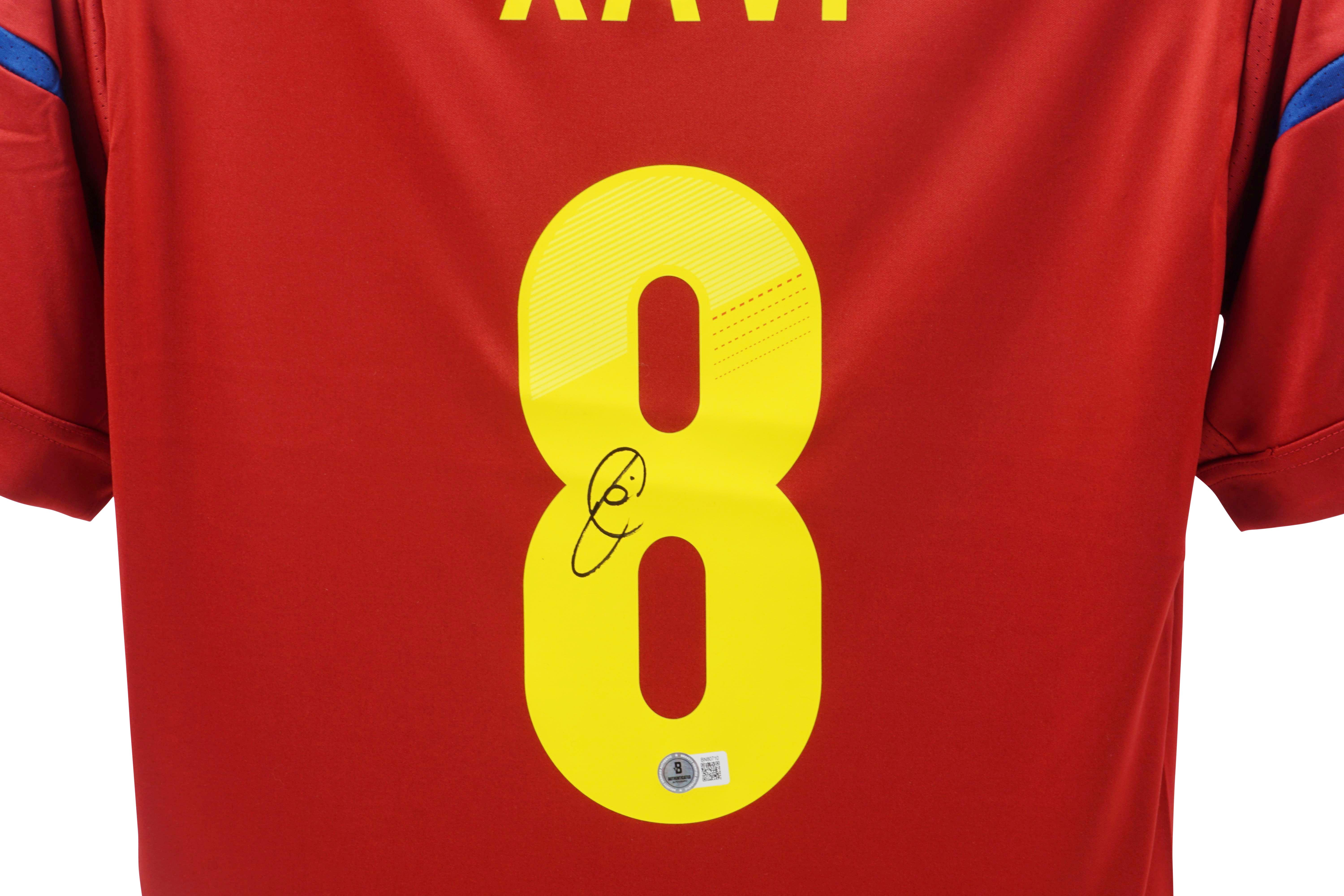 Xavi Hernandez Signed Spain National Team Adidas Authentic Jersey (Beckett) at PristineAuction.com Xavi Hernandez Signed Spain National Team Adidas Authentic Jersey (Beckett) at PristineAuction.com