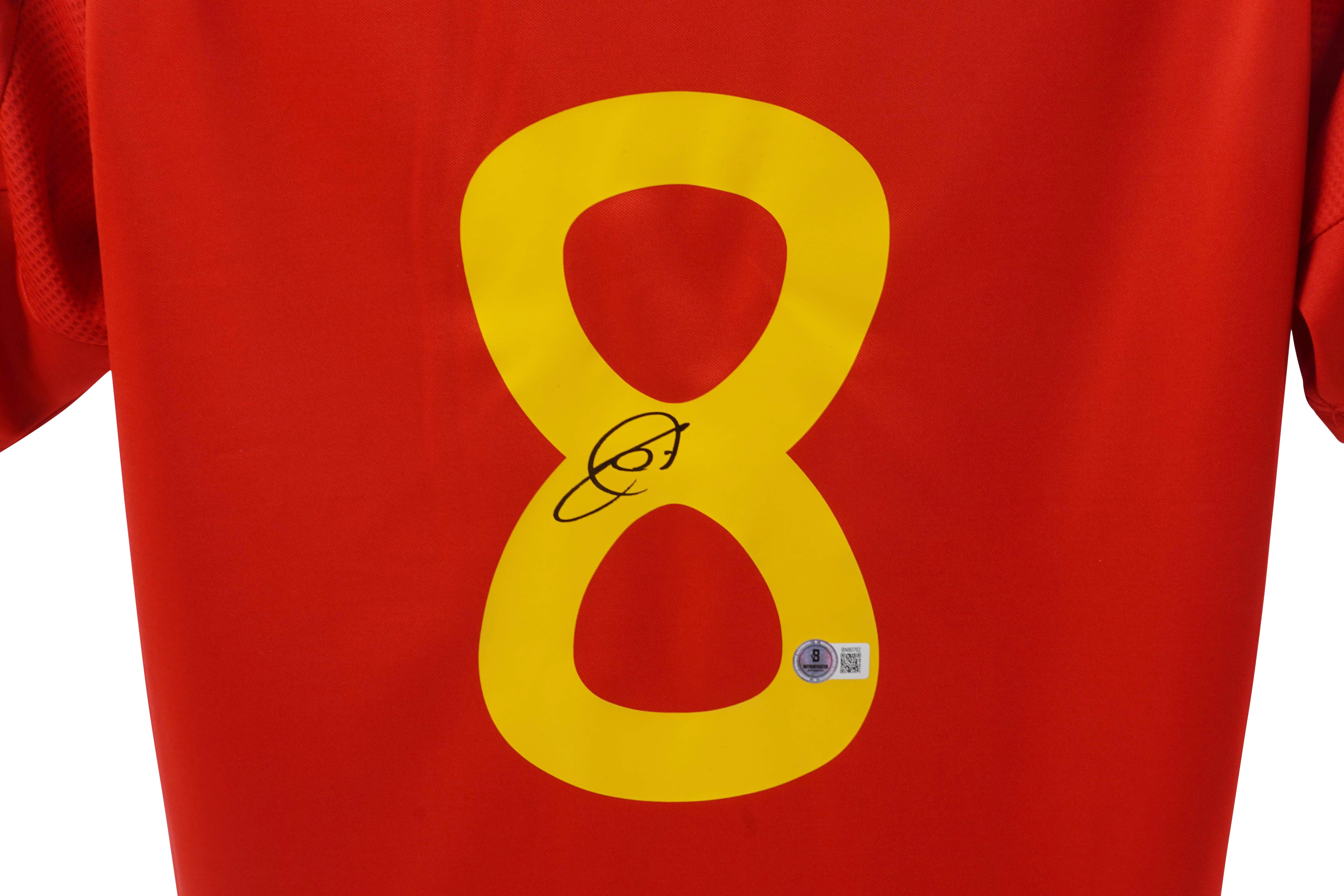 Xavi Hernandez Signed Spain National Team Adidas Authentic Jersey (Beckett) at PristineAuction.com Xavi Hernandez Signed Spain National Team Adidas Authentic Jersey (Beckett) at PristineAuction.com