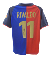 Rivaldo Signed Barcelona Nike Authentic Jersey (Beckett) at PristineAuction.com