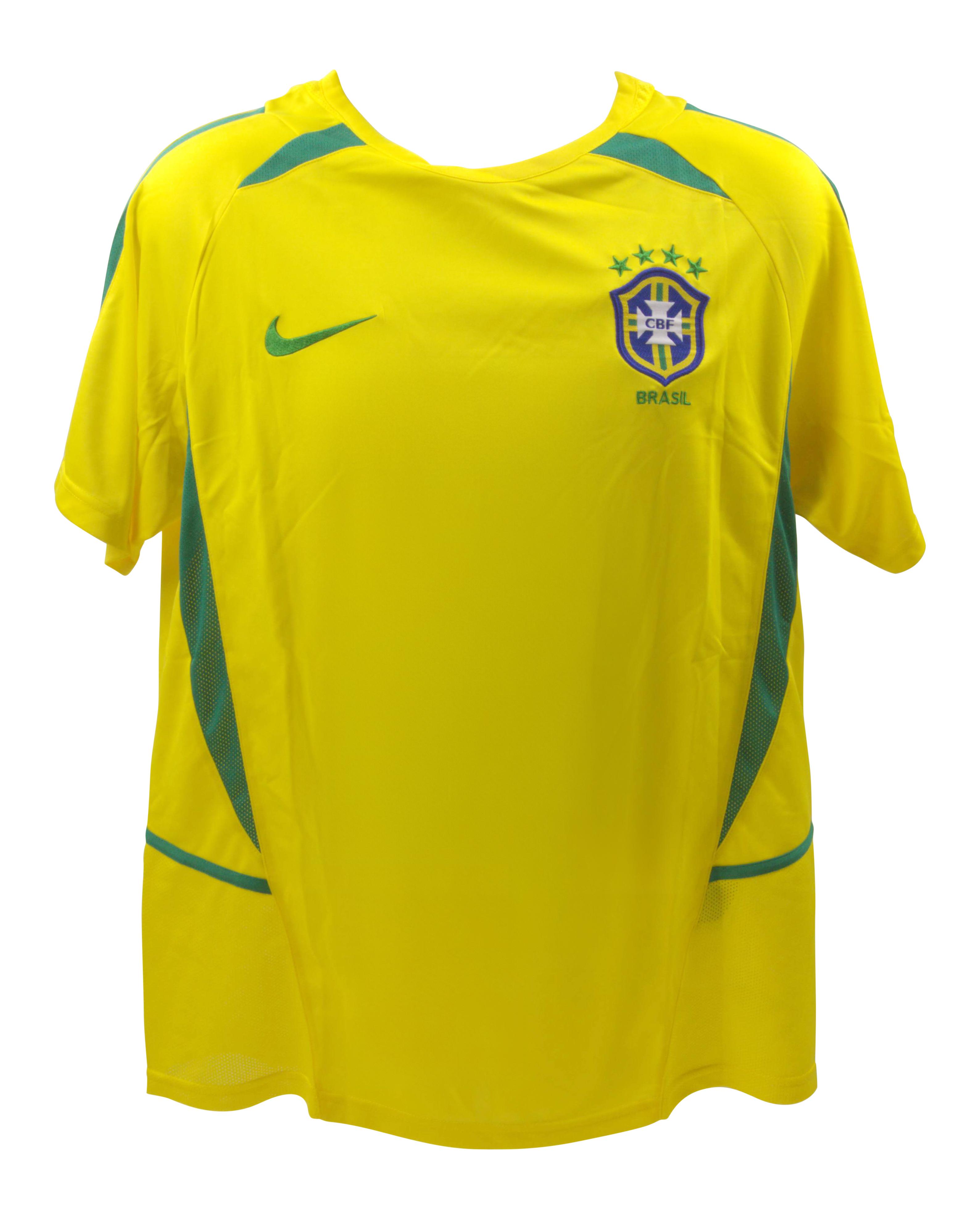 Rivaldo Signed Brazil National Team Nike Authentic Jersey (Beckett) at PristineAuction.com Rivaldo Signed Brazil National Team Nike Authentic Jersey (Beckett) at PristineAuction.com