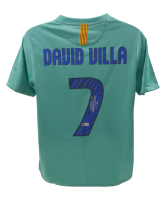 David Villa Signed Barcelona Nike Authentic Jersey (Beckett) at PristineAuction.com