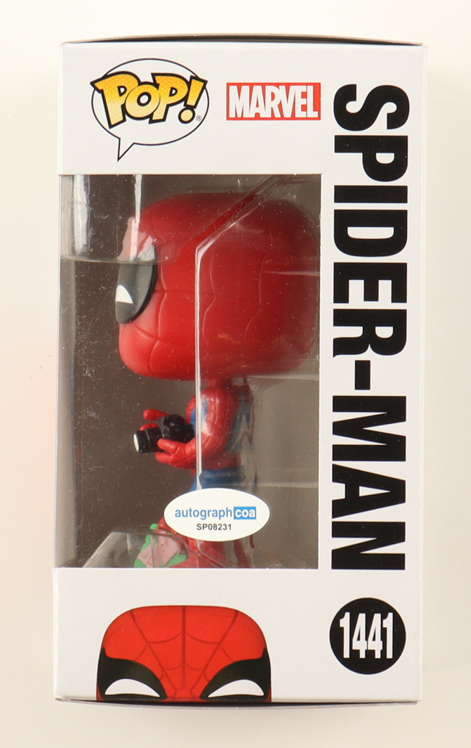Andrew Garfield Signed "Marvel" #1441 Spider-Man Bobble-Head Funko Pop! Vinyl Figure (ACOA) at PristineAuction.com Andrew Garfield Signed "Marvel" #1441 Spider-Man Bobble-Head Funko Pop! Vinyl Figure (ACOA) at PristineAuction.com