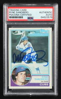 Ryne Sandberg Signed 1983 Topps #83 RC (PSA) at PristineAuction.com