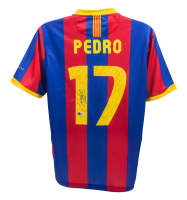 Pedro Signed Barcelona Nike Authentic Jersey (Beckett) at PristineAuction.com
