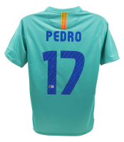 Pedro Signed Barcelona Nike Authentic Jersey (Beckett) at PristineAuction.com