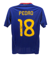 Pedro Signed Spain National Team Adidas Authentic Jersey (Beckett) at PristineAuction.com