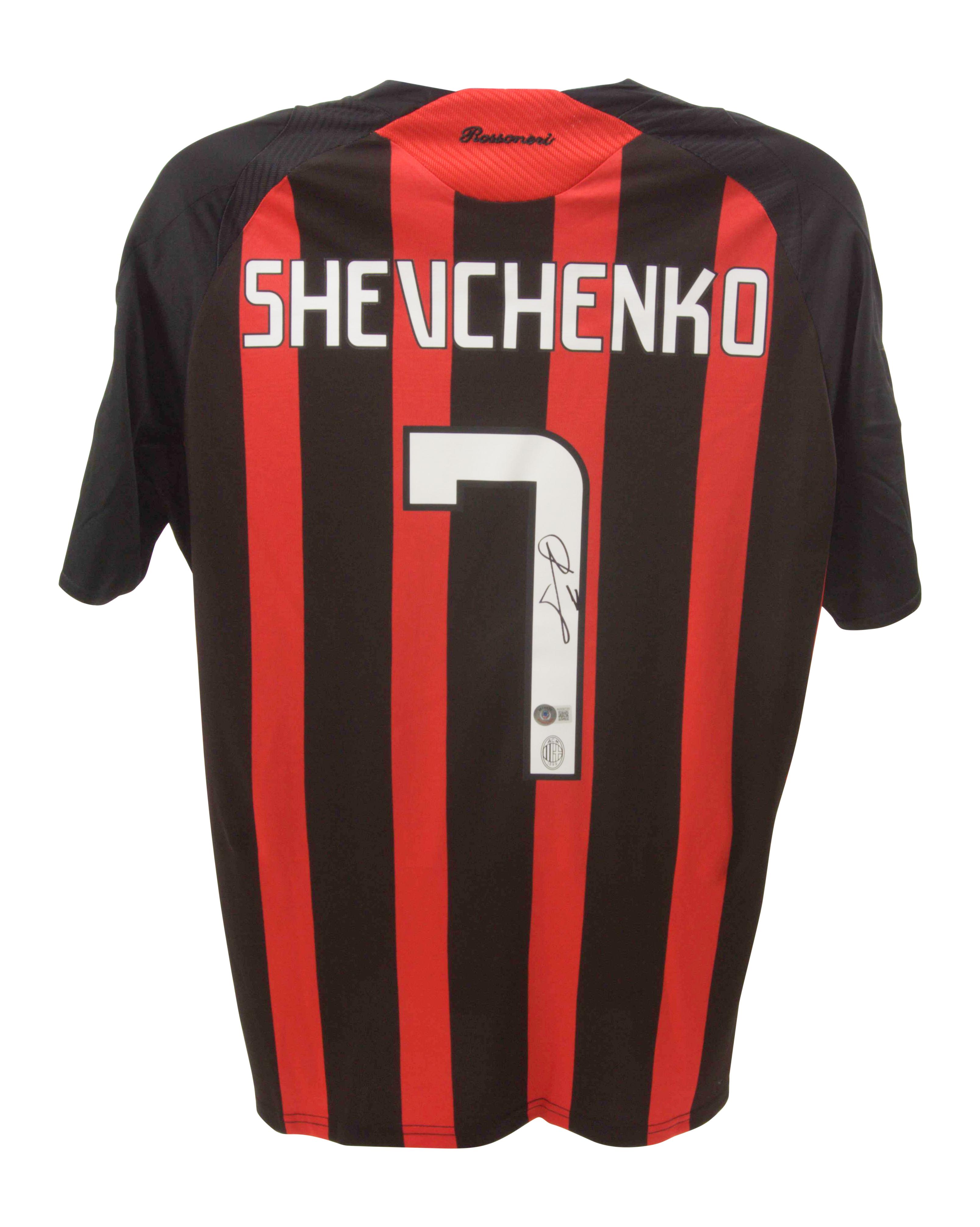 Andriy Shevchenko Signed AC Milan Adidas Authentic Jersey (Beckett) at PristineAuction.com Andriy Shevchenko Signed AC Milan Adidas Authentic Jersey (Beckett) at PristineAuction.com