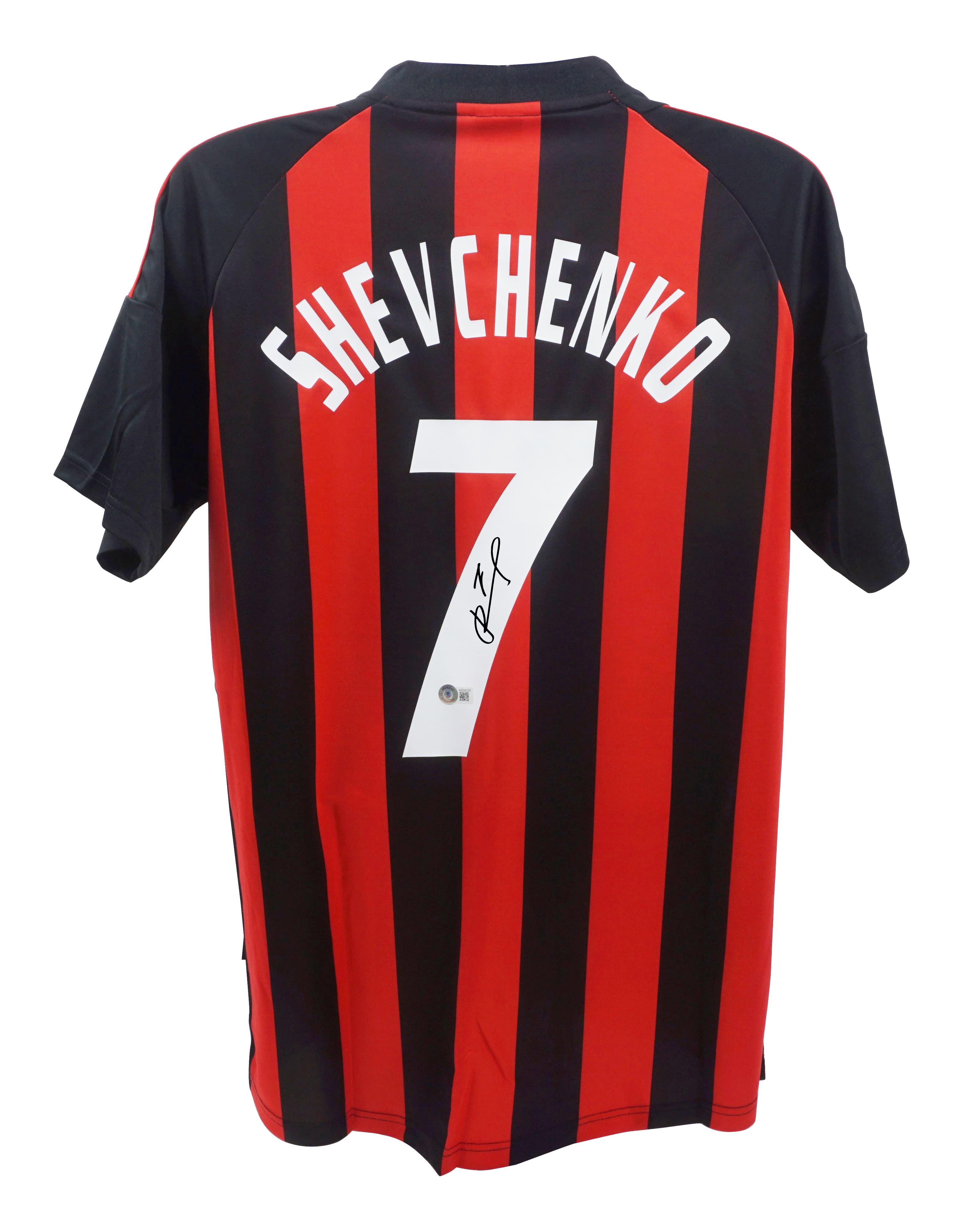 Andriy Shevchenko Signed AC Milan Adidas Authentic Jersey (Beckett) at PristineAuction.com Andriy Shevchenko Signed AC Milan Adidas Authentic Jersey (Beckett) at PristineAuction.com