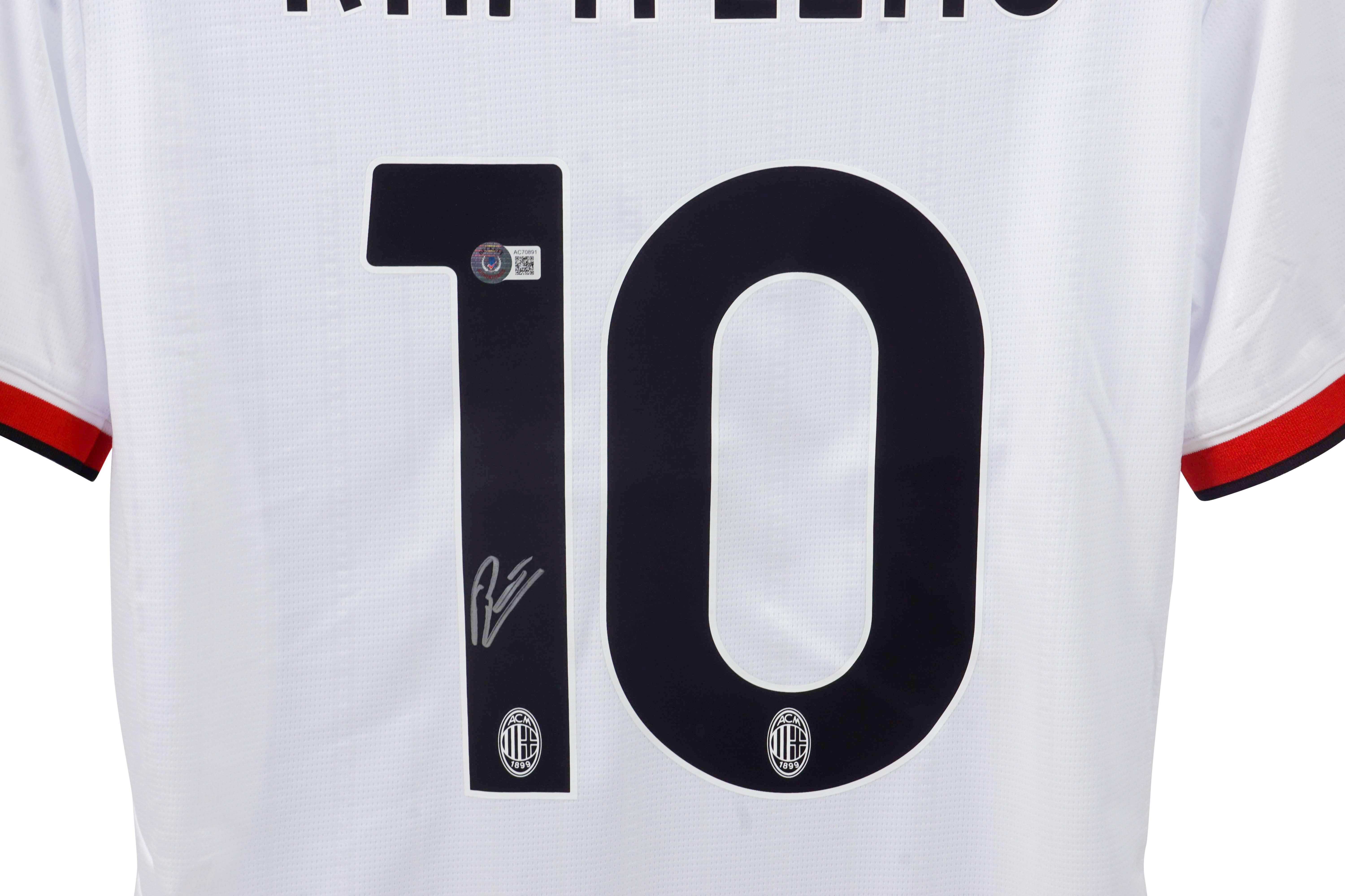 Rafael Leao Signed AC Milan Puma Authentic Jersey (Beckett) at PristineAuction.com Rafael Leao Signed AC Milan Puma Authentic Jersey (Beckett) at PristineAuction.com