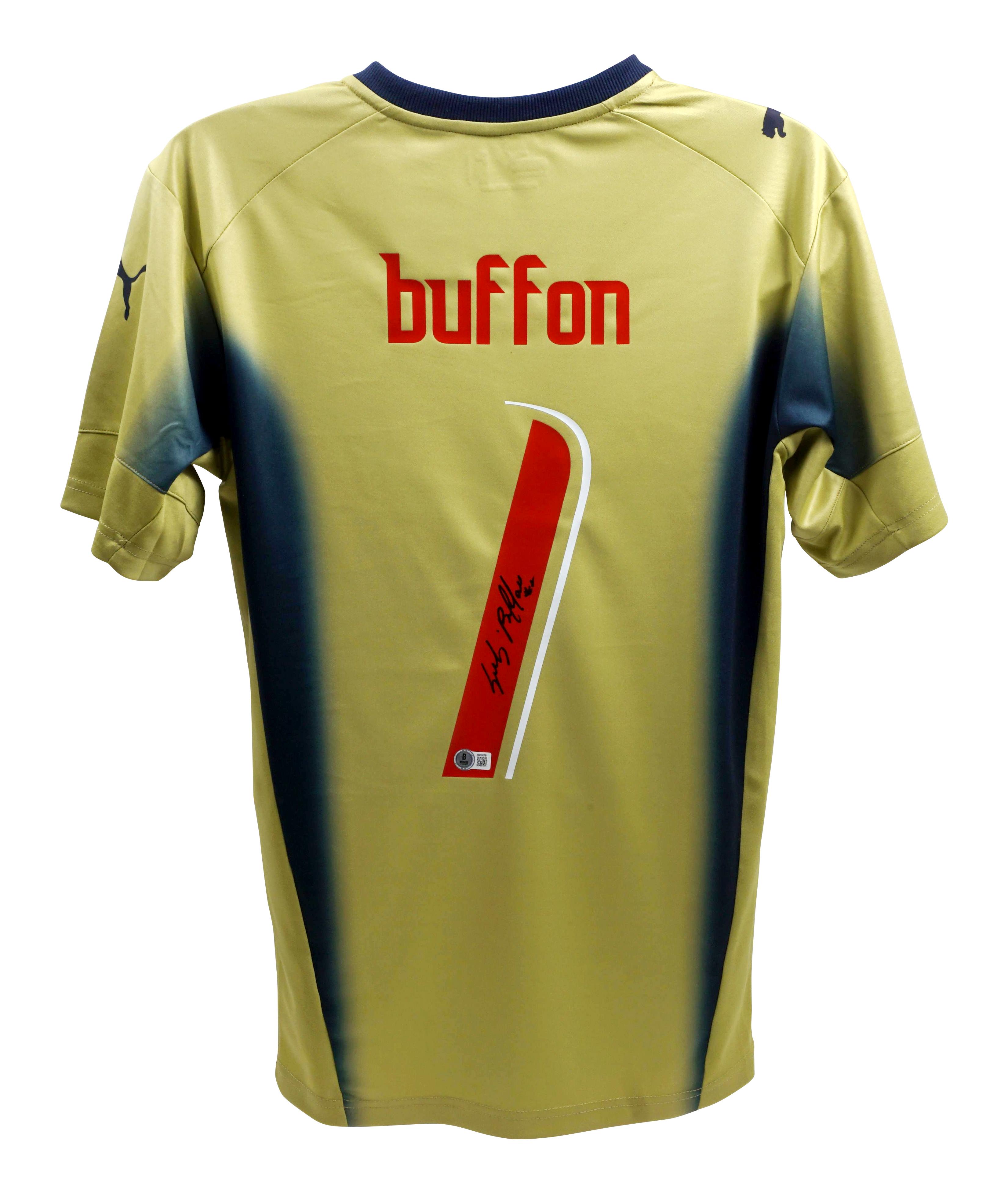 Gianluigi Buffon Signed Italy National Team Puma Authentic Jersey (Beckett) at PristineAuction.com Gianluigi Buffon Signed Italy National Team Puma Authentic Jersey (Beckett) at PristineAuction.com