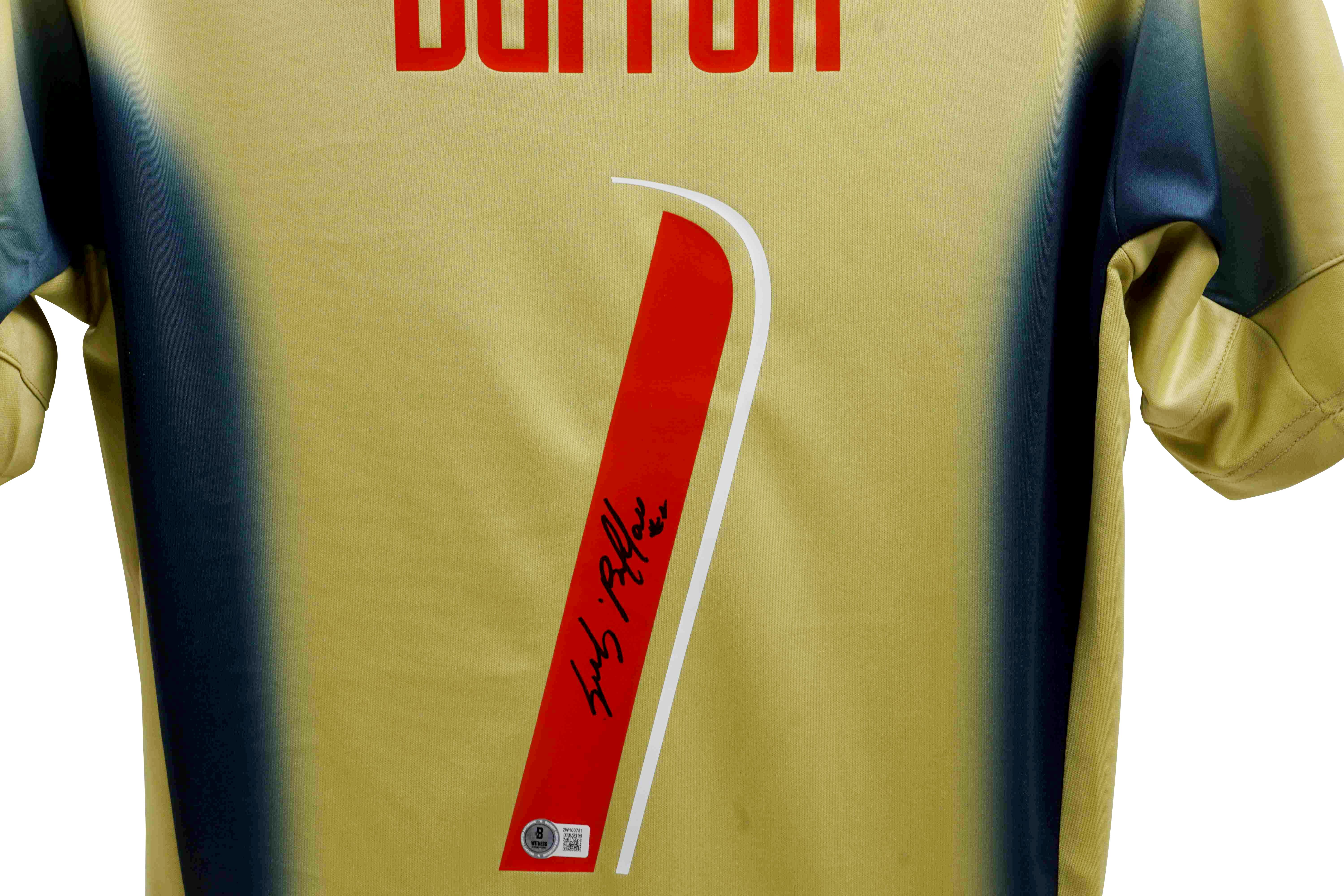 Gianluigi Buffon Signed Italy National Team Puma Authentic Jersey (Beckett) at PristineAuction.com Gianluigi Buffon Signed Italy National Team Puma Authentic Jersey (Beckett) at PristineAuction.com