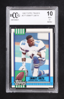 Emmitt Smith 1990 Topps Traded #27T RC (BCCG 10) at PristineAuction.com