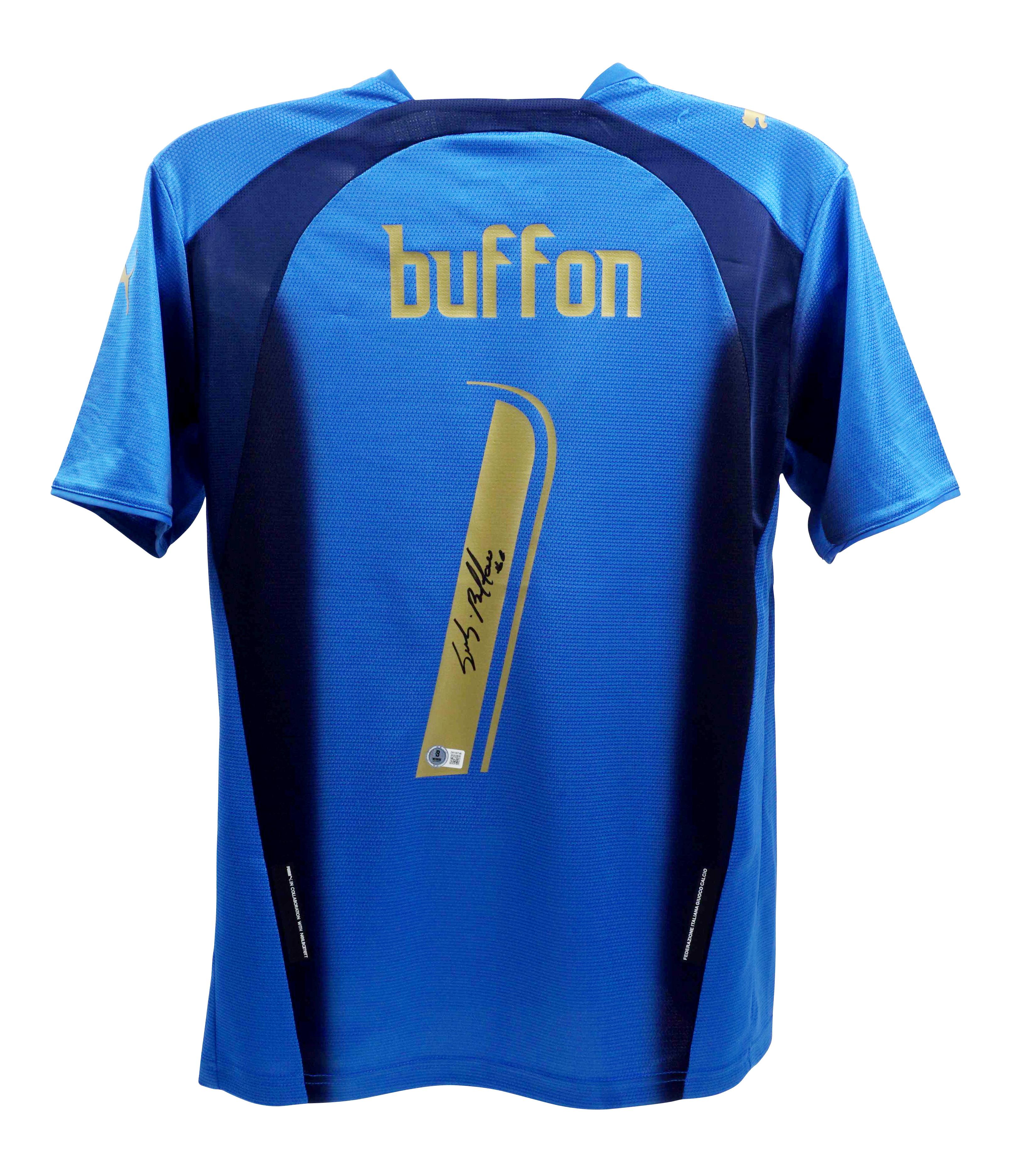 Gianluigi Buffon Signed Italy National Team Puma Authentic Jersey (Beckett) at PristineAuction.com Gianluigi Buffon Signed Italy National Team Puma Authentic Jersey (Beckett) at PristineAuction.com