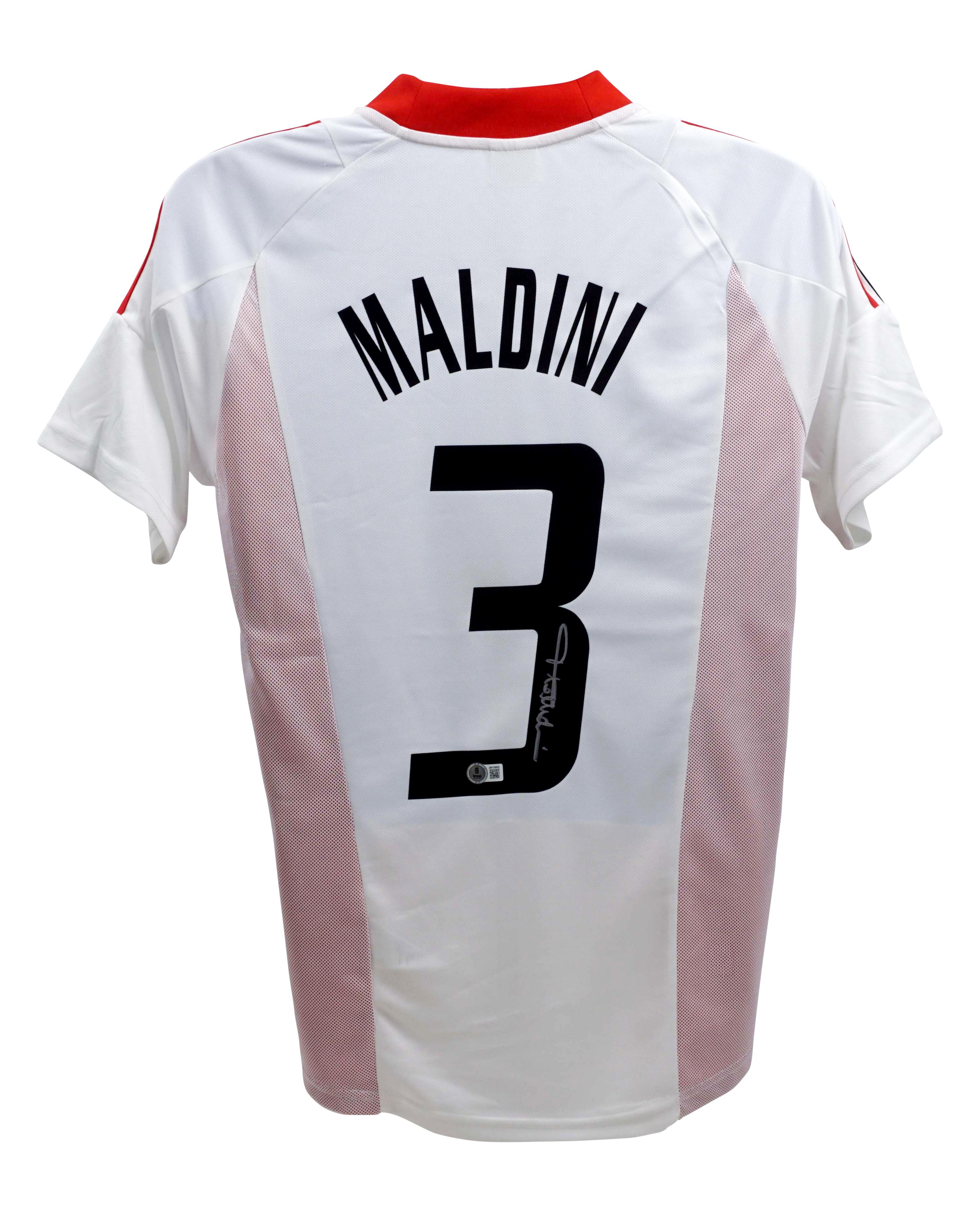 Paolo Maldini Signed AC Milan Adidas Authentic Jersey (Beckett) at PristineAuction.com Paolo Maldini Signed AC Milan Adidas Authentic Jersey (Beckett) at PristineAuction.com