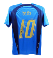 Francesco Totti Signed Italy National Team Puma Authentic Jersey (Beckett) at PristineAuction.com