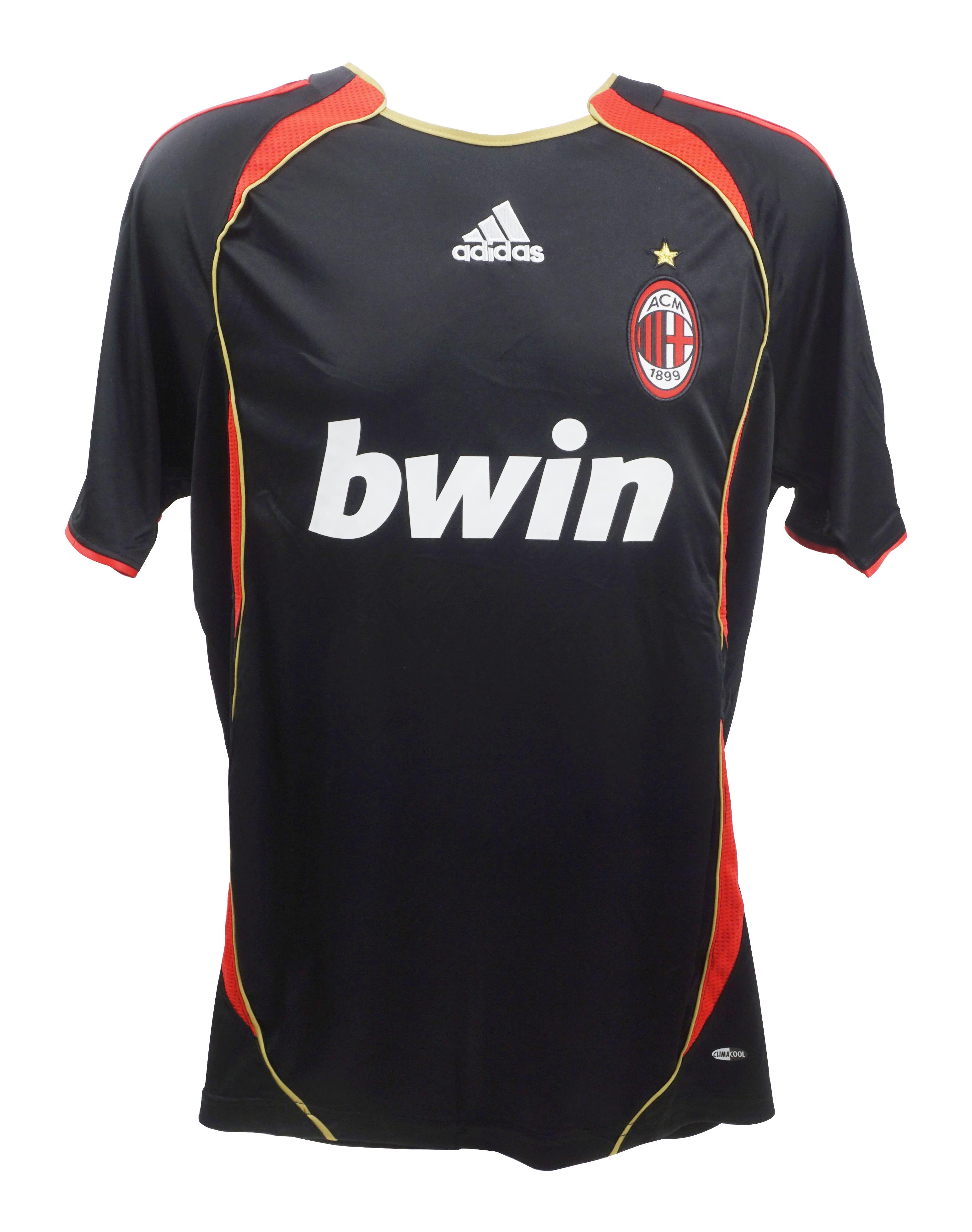 Filippo Inzaghi Signed AC Milan Adidas Authentic Jersey (Beckett) at PristineAuction.com Filippo Inzaghi Signed AC Milan Adidas Authentic Jersey (Beckett) at PristineAuction.com