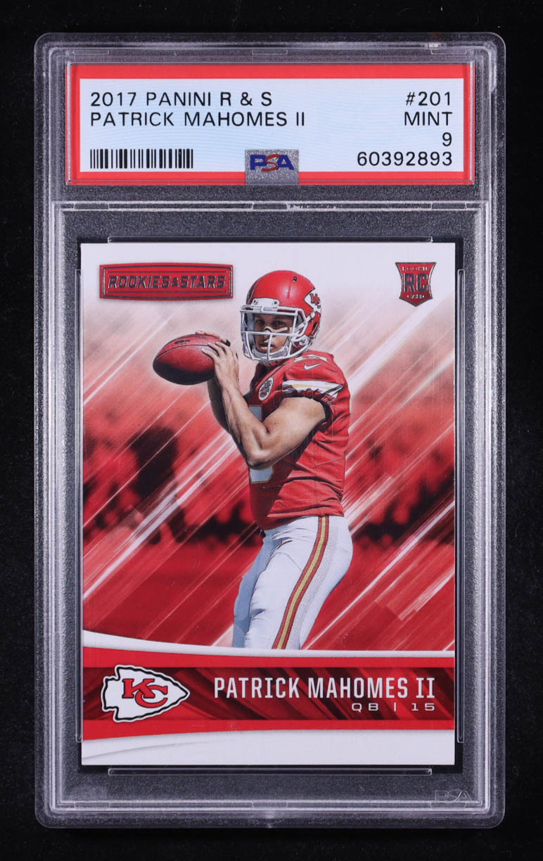 Patrick Mahomes II 2017 Rookies and Stars #201 RC (PSA 9) at PristineAuction.com Patrick Mahomes II 2017 Rookies and Stars #201 RC (PSA 9) at PristineAuction.com
