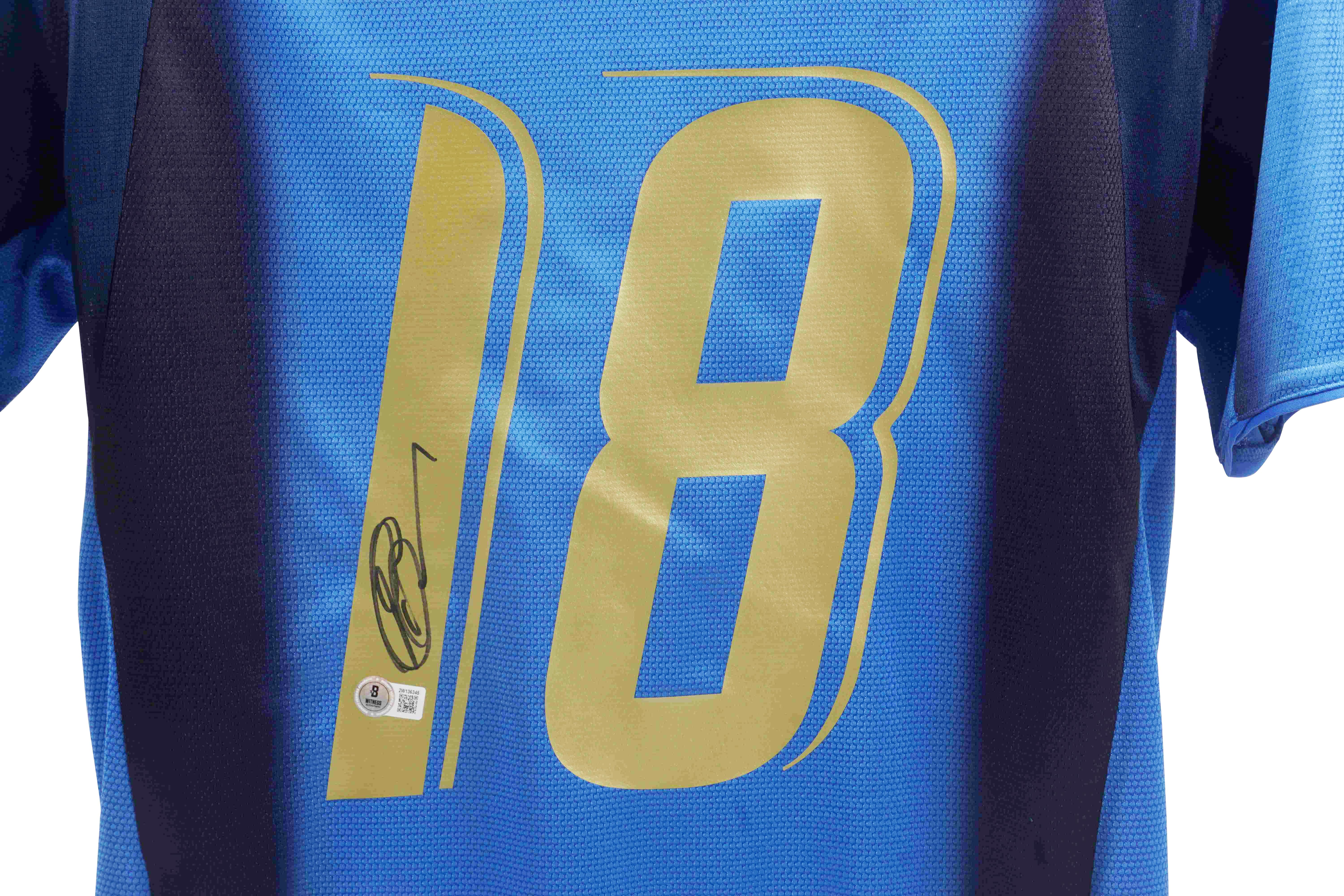 Filippo Inzaghi Signed Italy National Team Puma Authentic Jersey (Beckett) at PristineAuction.com Filippo Inzaghi Signed Italy National Team Puma Authentic Jersey (Beckett) at PristineAuction.com